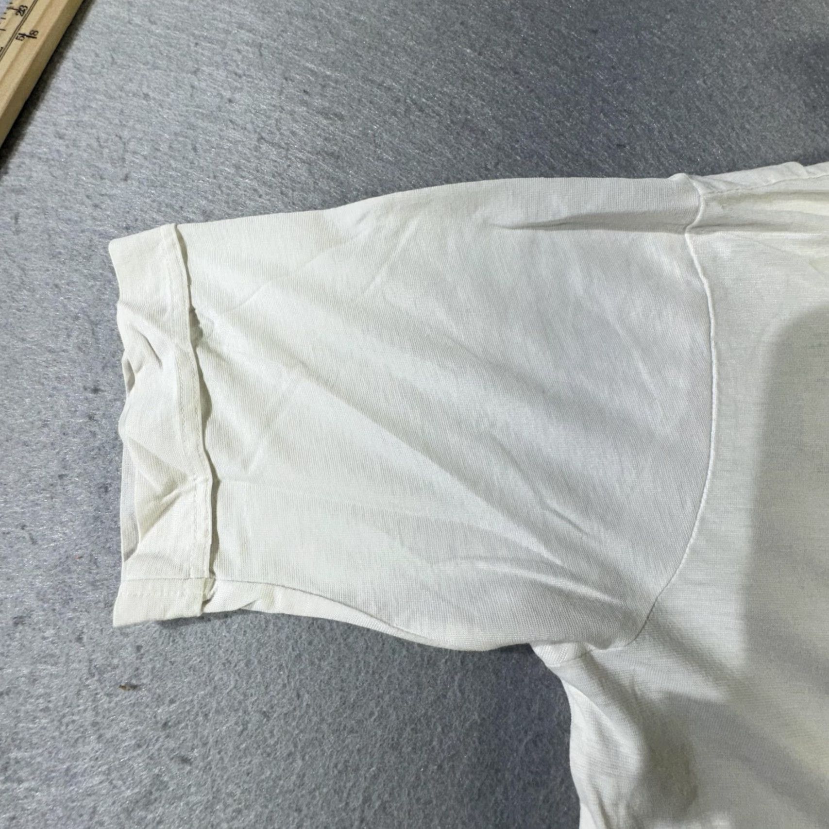 Vintage VINTAGE Par Four Polo Shirt Mens L White Short Sleeve Golf Pocket Button Sportswear Size US L / EU 52-54 / 3 - 4 Thumbnail