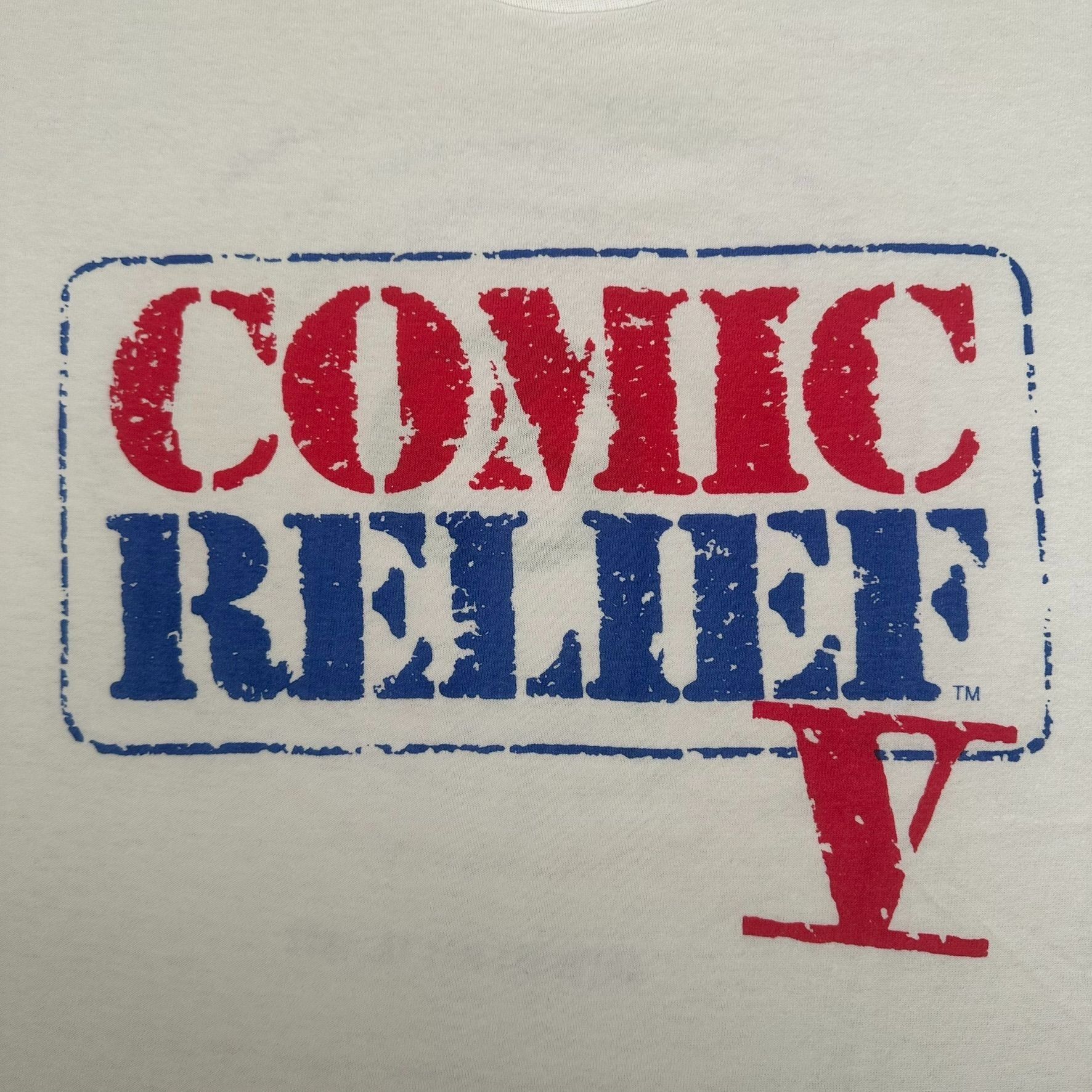 Vintage Vintage 90s Comic Relief V T-Shirt HBO Stand Up Comedy Tee Size US L / EU 52-54 / 3 - 2 Thumbnail