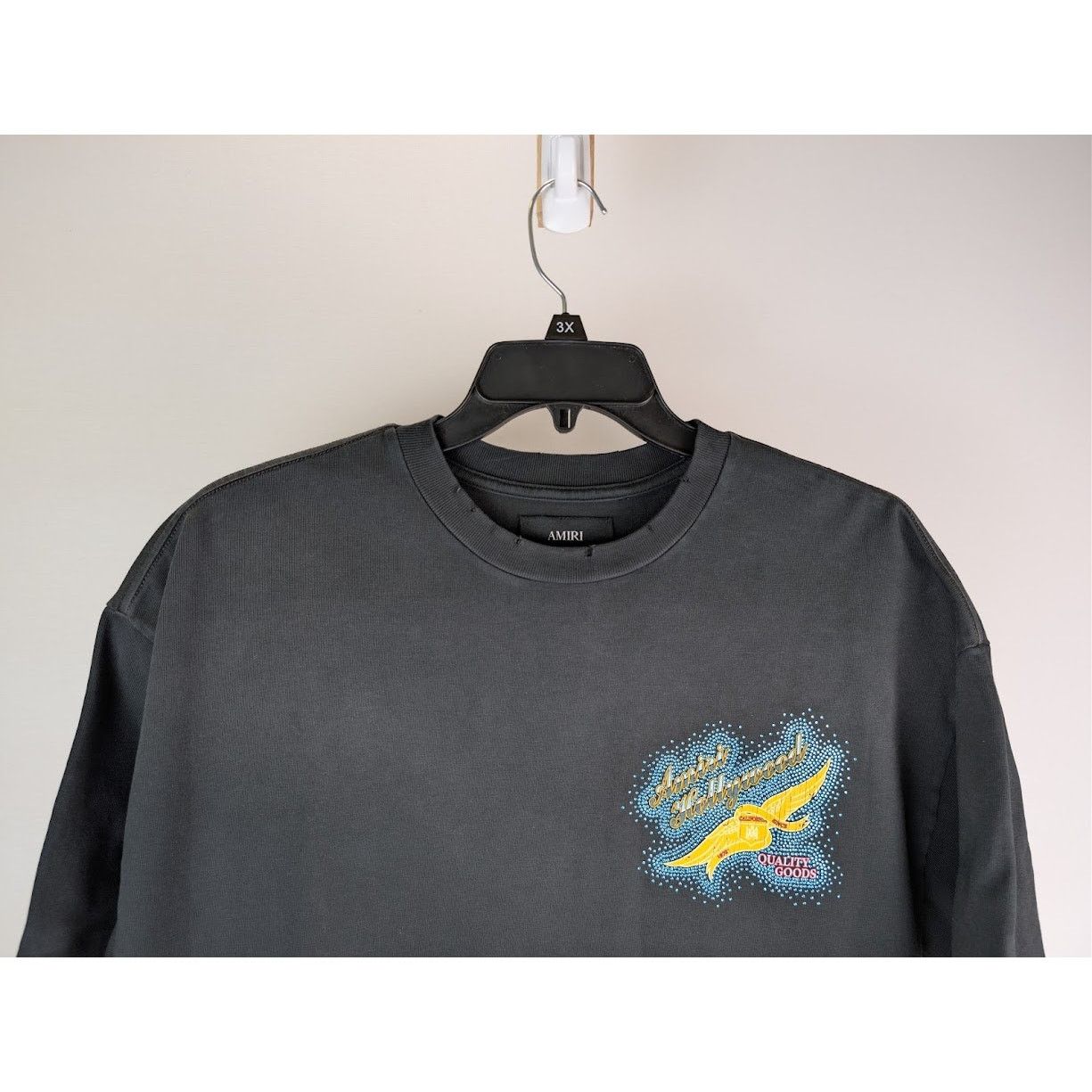 Amiri o1rshd1 Short Sleeve T-Shirt in Black Size US M / EU 48-50 / 2 - 3 Thumbnail