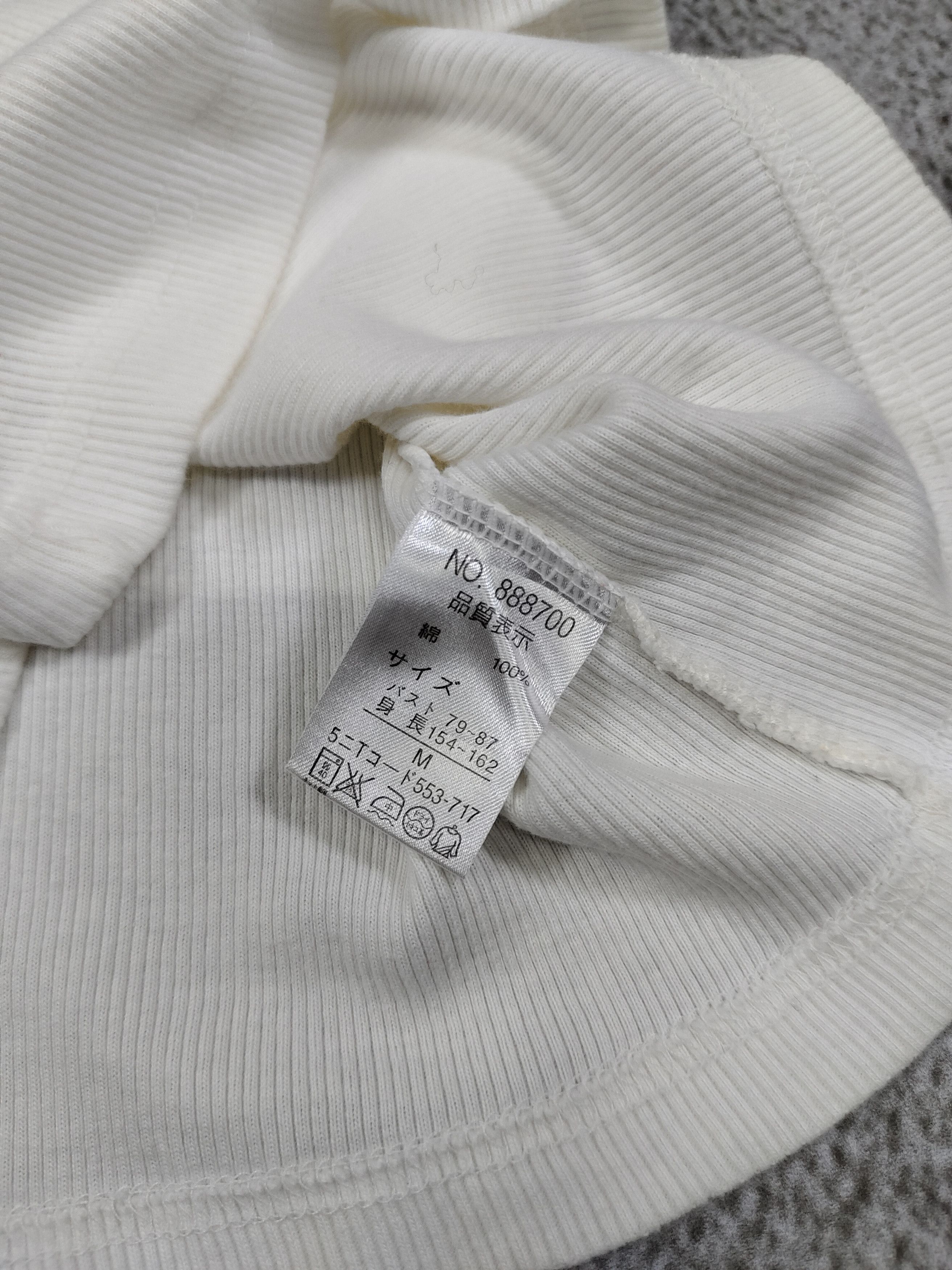 Japanese Brand Shell Ray🇯🇵 Ribbed 3 Button Turquoise Stone Tanktop Size M / US 6-8 / IT 42-44 - 7 Thumbnail