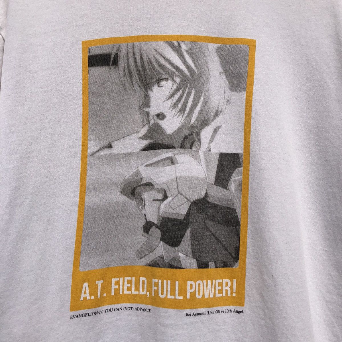Anime Evangelion A.T Field,Full Power ! X Gu Tshirt Size US L / EU 52-54 / 3 - 4 Thumbnail