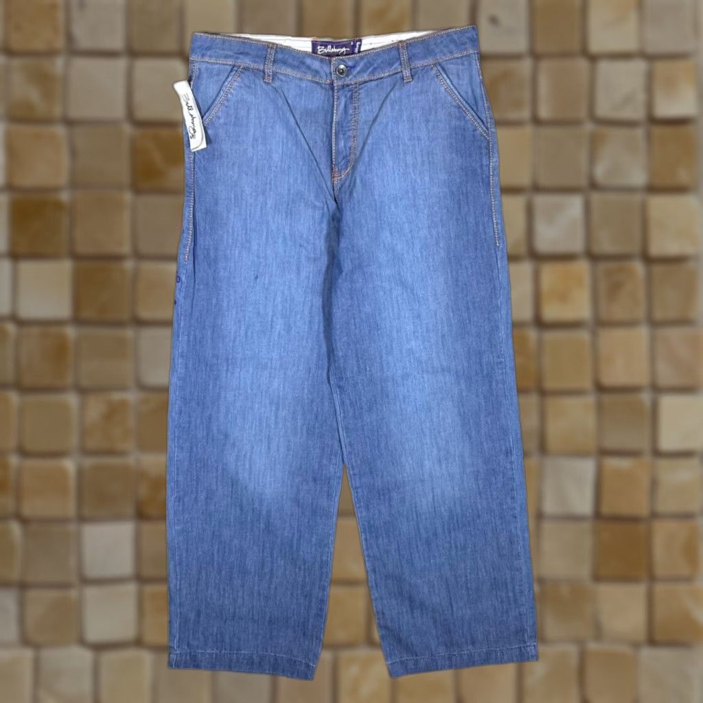 Billabong VINTAGE Billabong Baggy Fit Jeans Women 32 Blue Denim Straight 90s Surfer Skater Mens? Womens Size 24" / US 00 / IT 34 - 1 Thumbnail