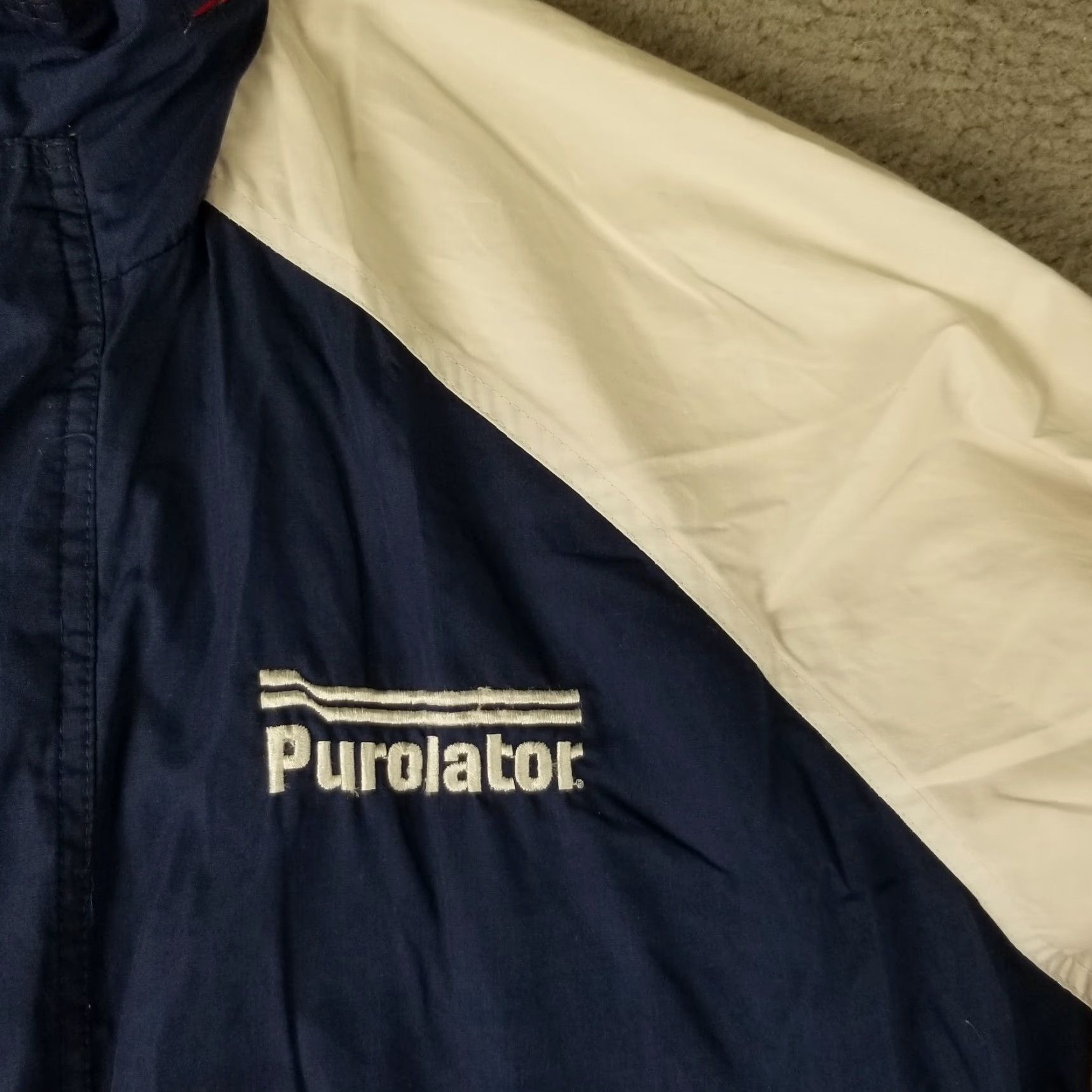 Vintage VINTAGE Racing Jacket Men XL Blue 80s 90s Cars Sports All Seasons Cold Weather Size US XL / EU 56 / 4 - 4 Thumbnail