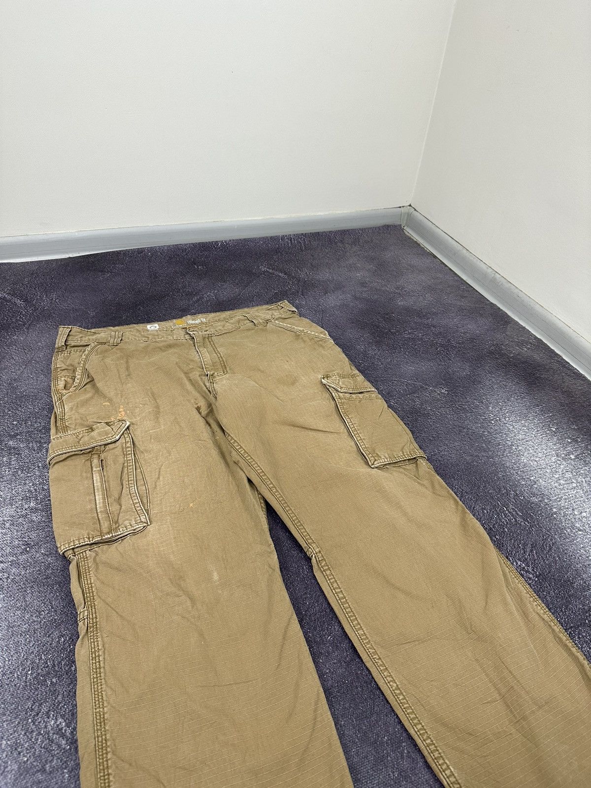 Carhartt Vintage Carhartt Cargo Baggy Distressed Opium USA Work Pants Size US 38 / EU 54 - 13 Thumbnail