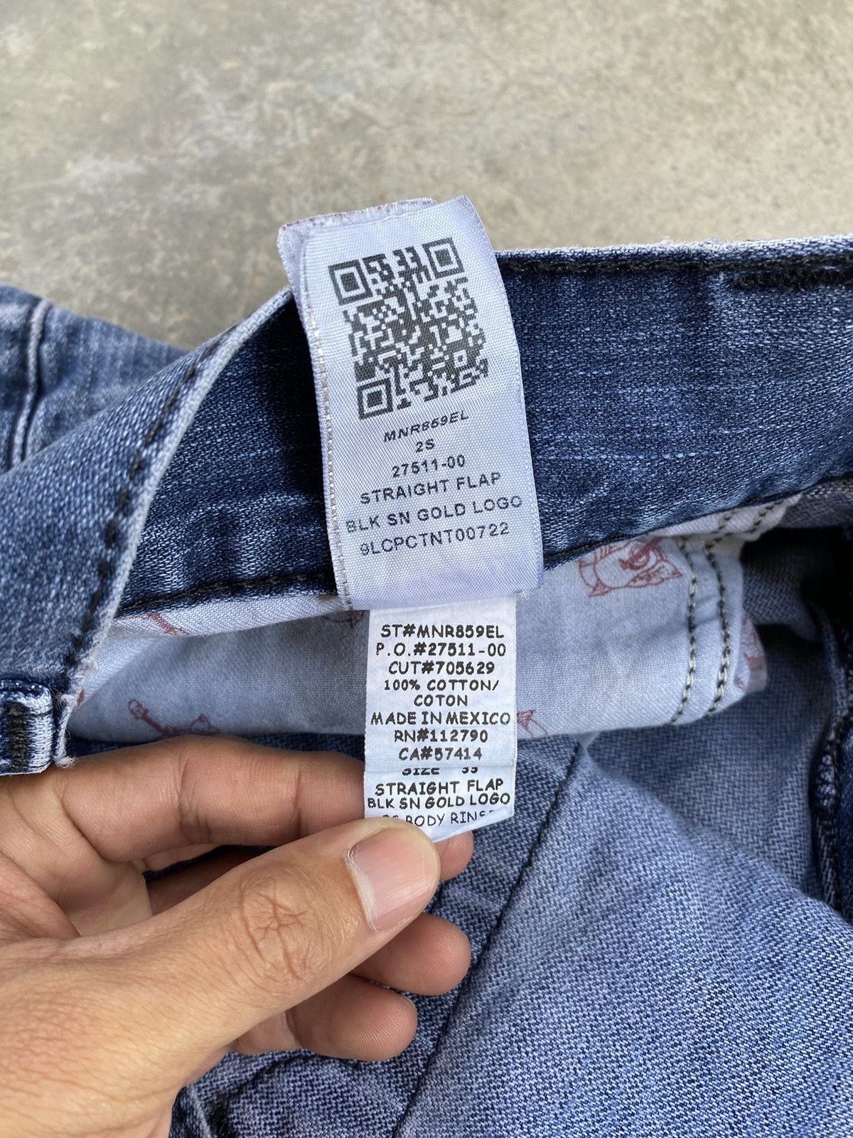 True Religion Vintage True Religion Distressed Denim Pants Size US 35 - 13 Thumbnail