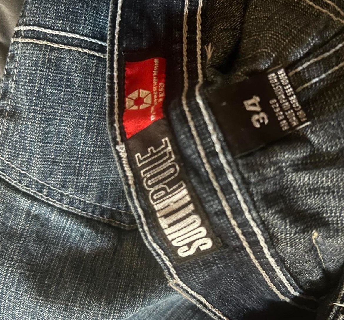 Vintage Insanely RARE early 2000s Southpole red tabs Size US 34 / EU 50 - 5 Thumbnail