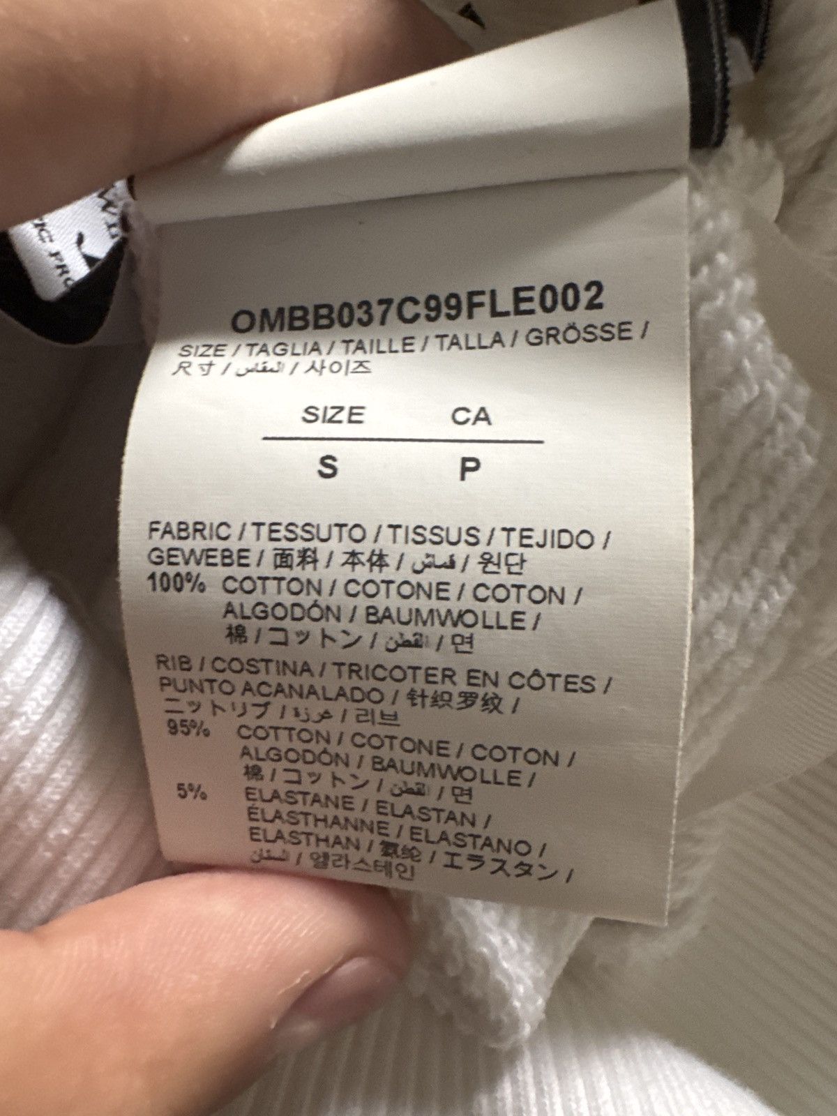 Off-White White Off-White Hoodie Size US S / EU 44-46 / 1 - 12 Thumbnail