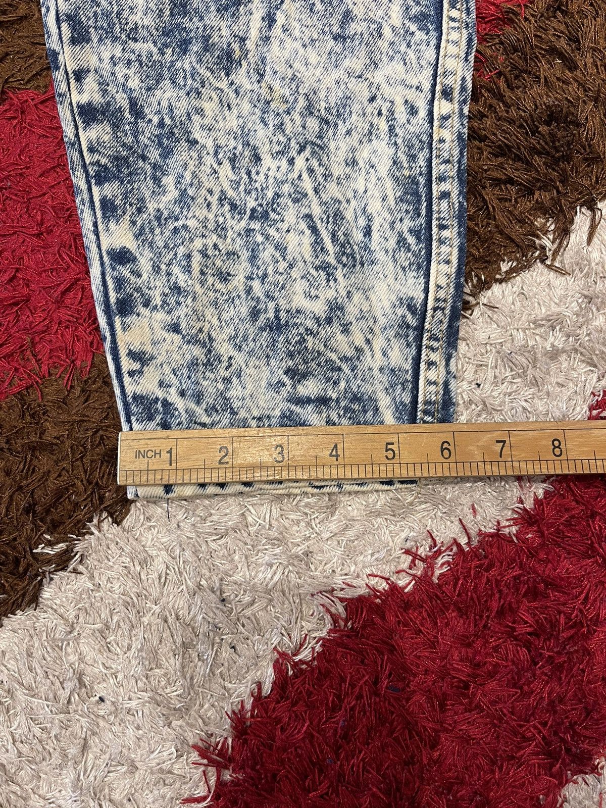 Japanese Brand Jeans Gold Rush Distressed Denim Size 28’ Size US 28 / EU 44 - 15 Thumbnail