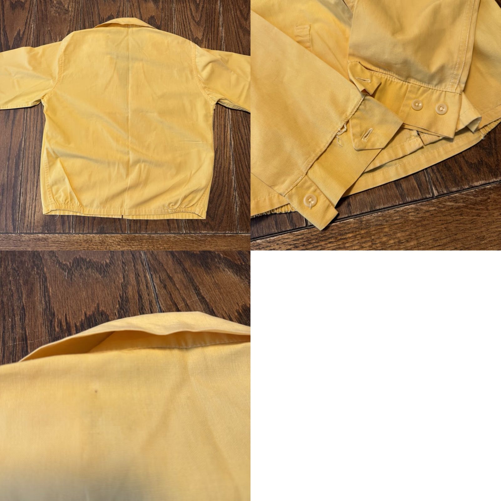 Vintage VINTAGE Dan River Redi Jac Jacket Women’s 12 Yellow Cotton Canvas Short Zip Casual 60’s Womens Size XL / US 12-14 / IT 48-50 - 8 Thumbnail