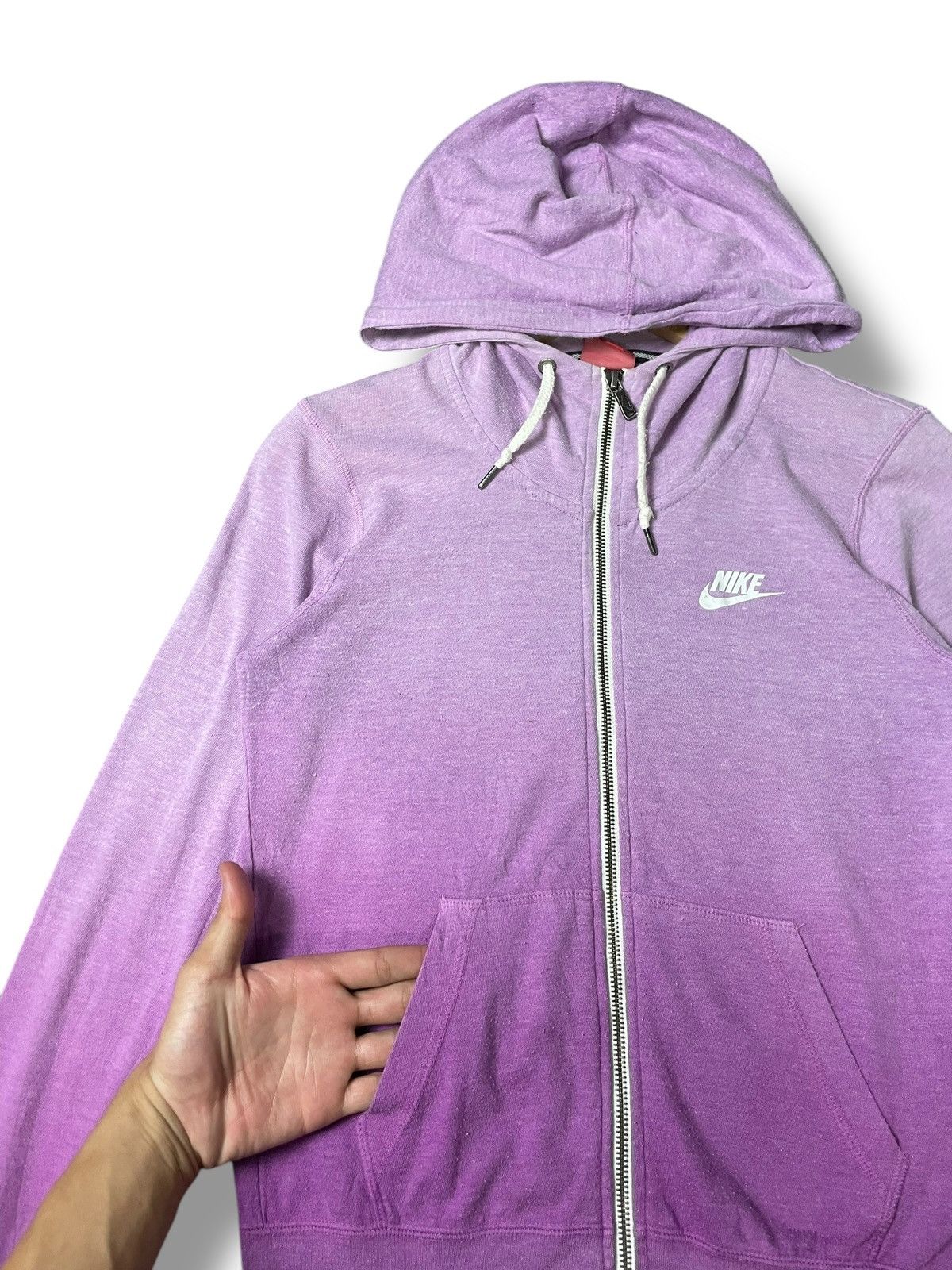 Designer × Nike × Vintage Nike x Vintage Purple Ombre Zip Up (35) Size US S / EU 44-46 / 1 - 3 Thumbnail