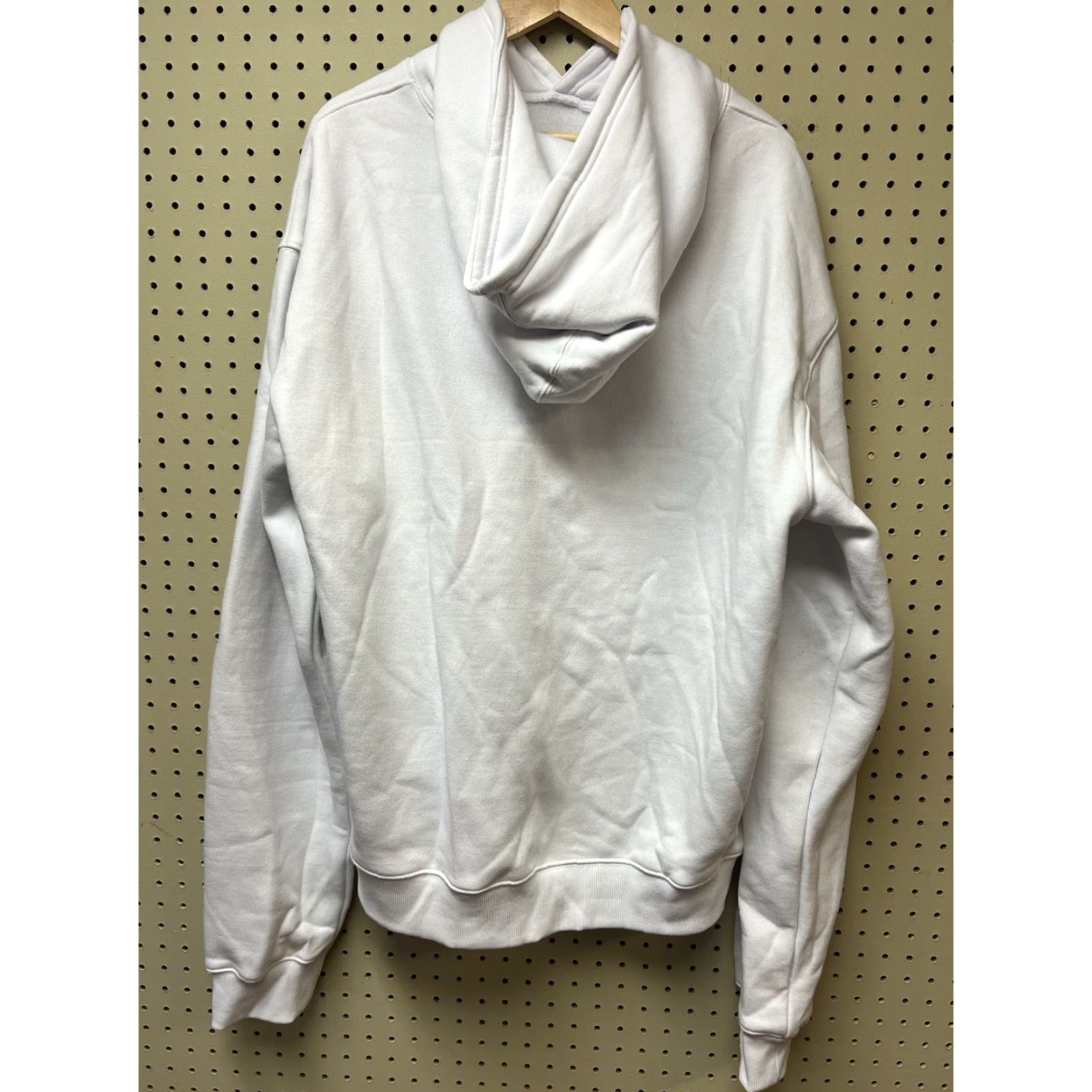 Vintage Lady Gaga Hoodie Sweatshirt fleece Oversized White Cotton Blend Crew Neck Logo Women M Pullover Activewear Size M / US 6-8 / IT 42-44 - 2 Thumbnail