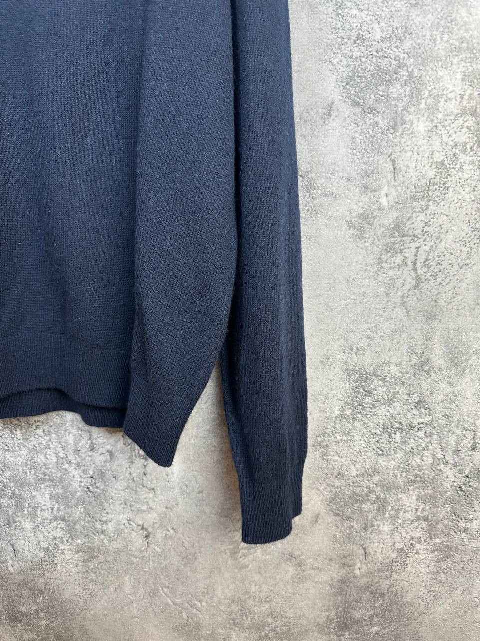 Other Schoffel V-Neck Lambswool Sweater Navy Jumper Long Sleeve Size US XL / EU 56 / 4 - 8 Thumbnail