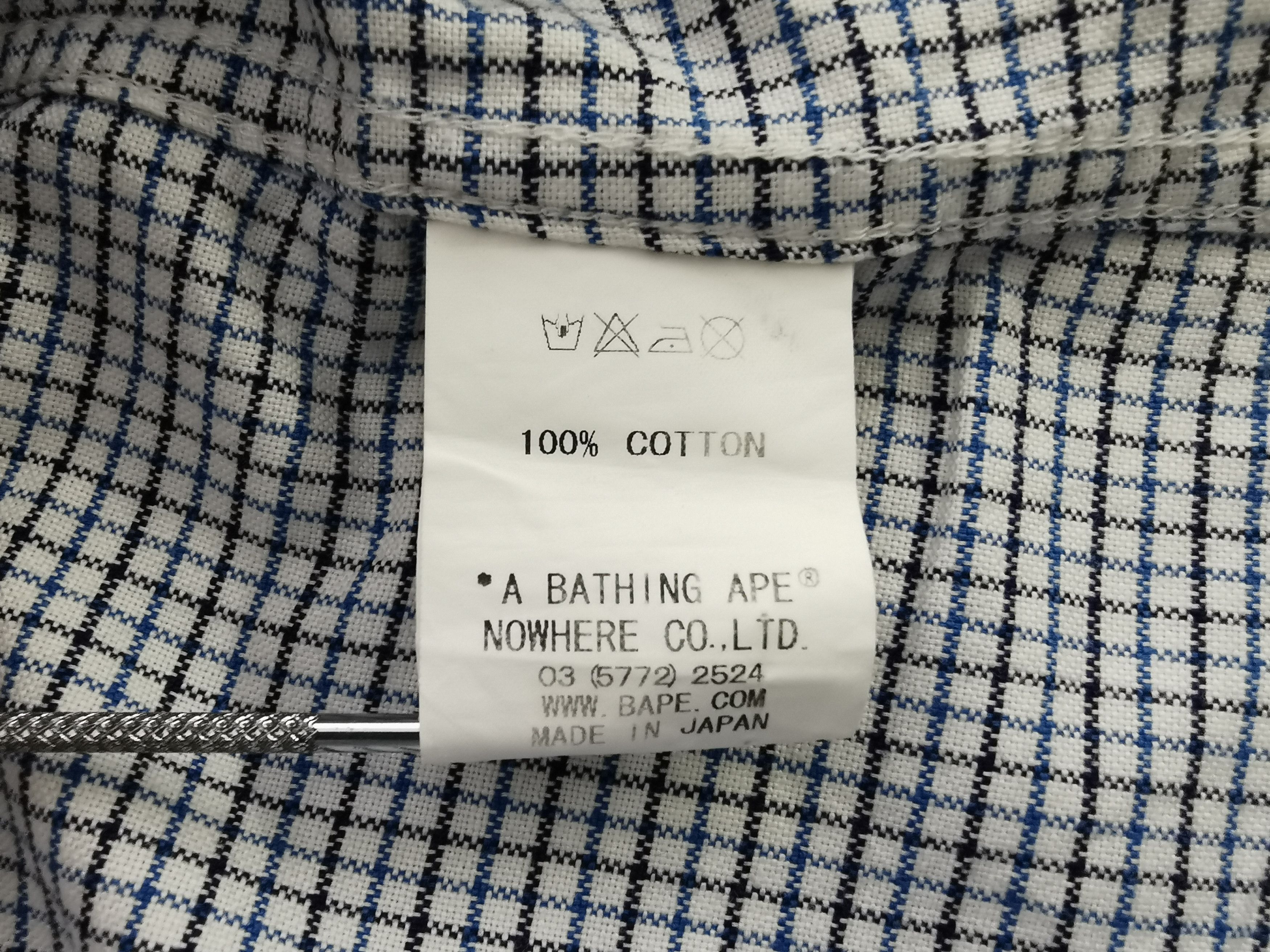 Bape Vintage BAPE Button Shirt Made In Japan Size S Size US S / EU 44-46 / 1 - 7 Thumbnail