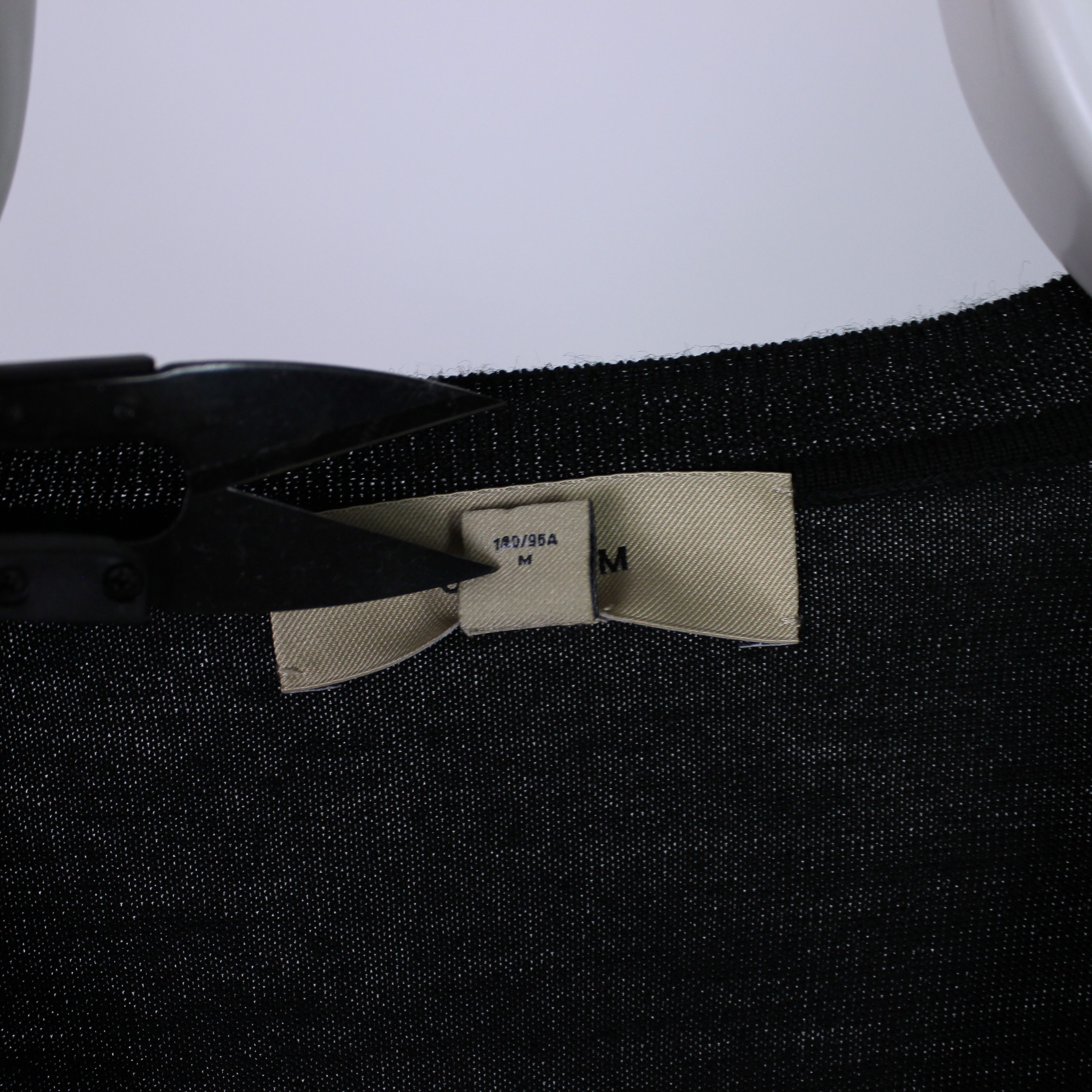 Burberry Burberry vintage sweater uniform merino wool M black Size US M / EU 48-50 / 2 - 2 Thumbnail