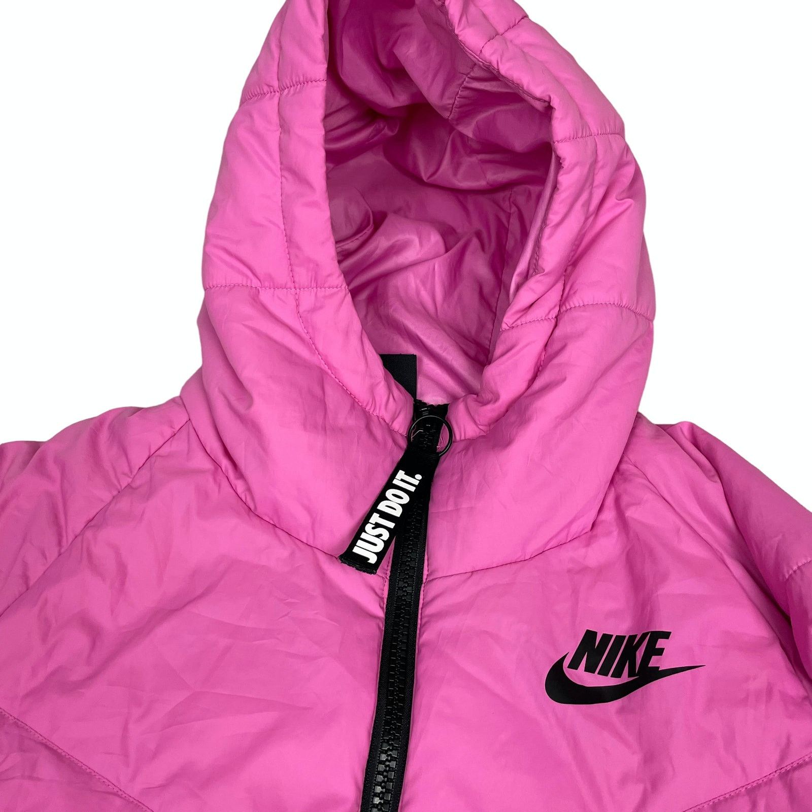 Nike Nike Just Do It Women's Long Sleeve Hooded Puffer Jacket M Size M / US 6-8 / IT 42-44 - 4 Thumbnail