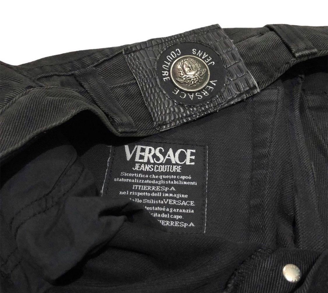 Versace × Versace Jeans Couture Vintage Versace Jeans Couture Black baggy jeans Size US 30 / EU 46 - 5 Thumbnail