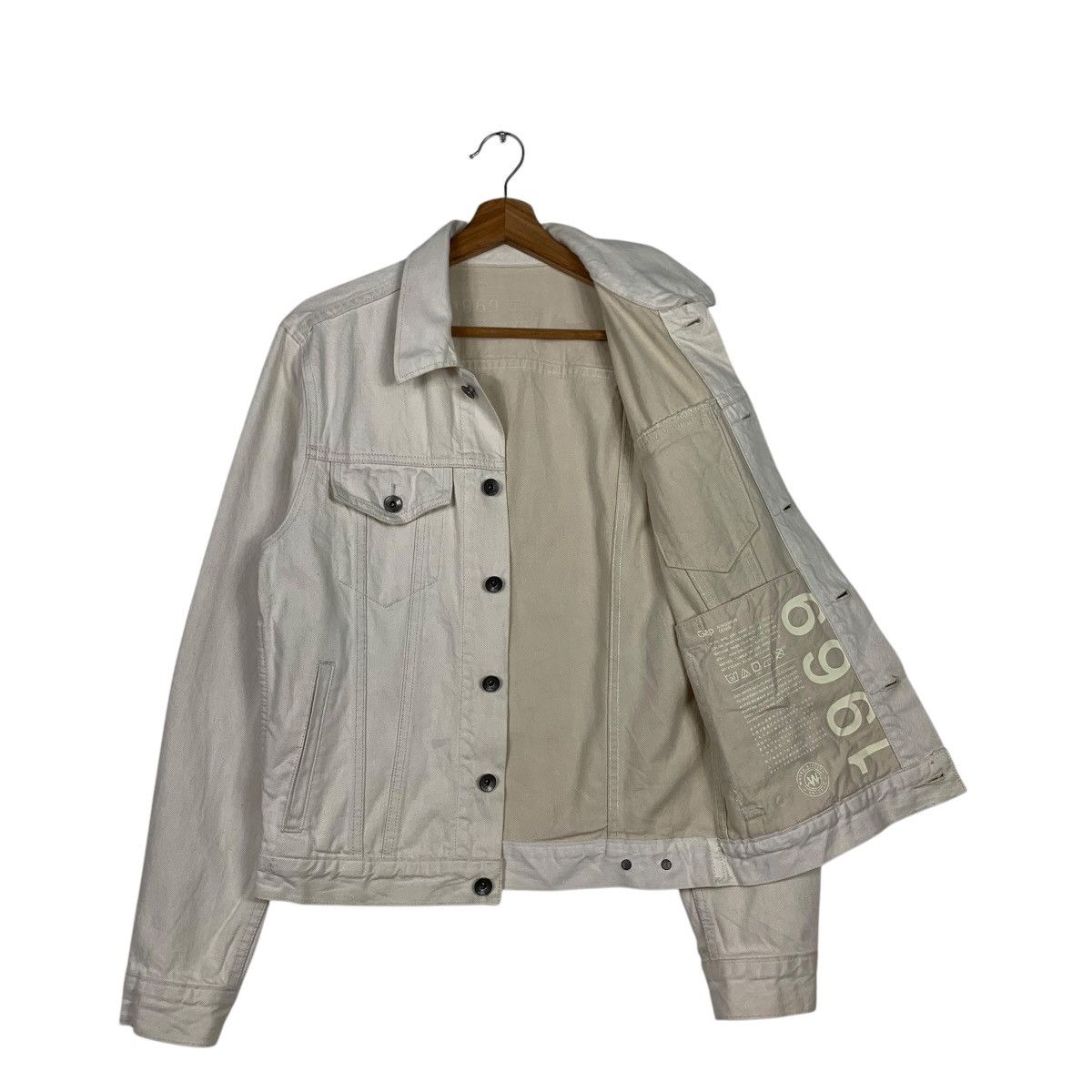 Gap GAP Spring 14 White Cream Denim Jacket #1936-C84 Size US XS / EU 42 / 0 - 9 Thumbnail