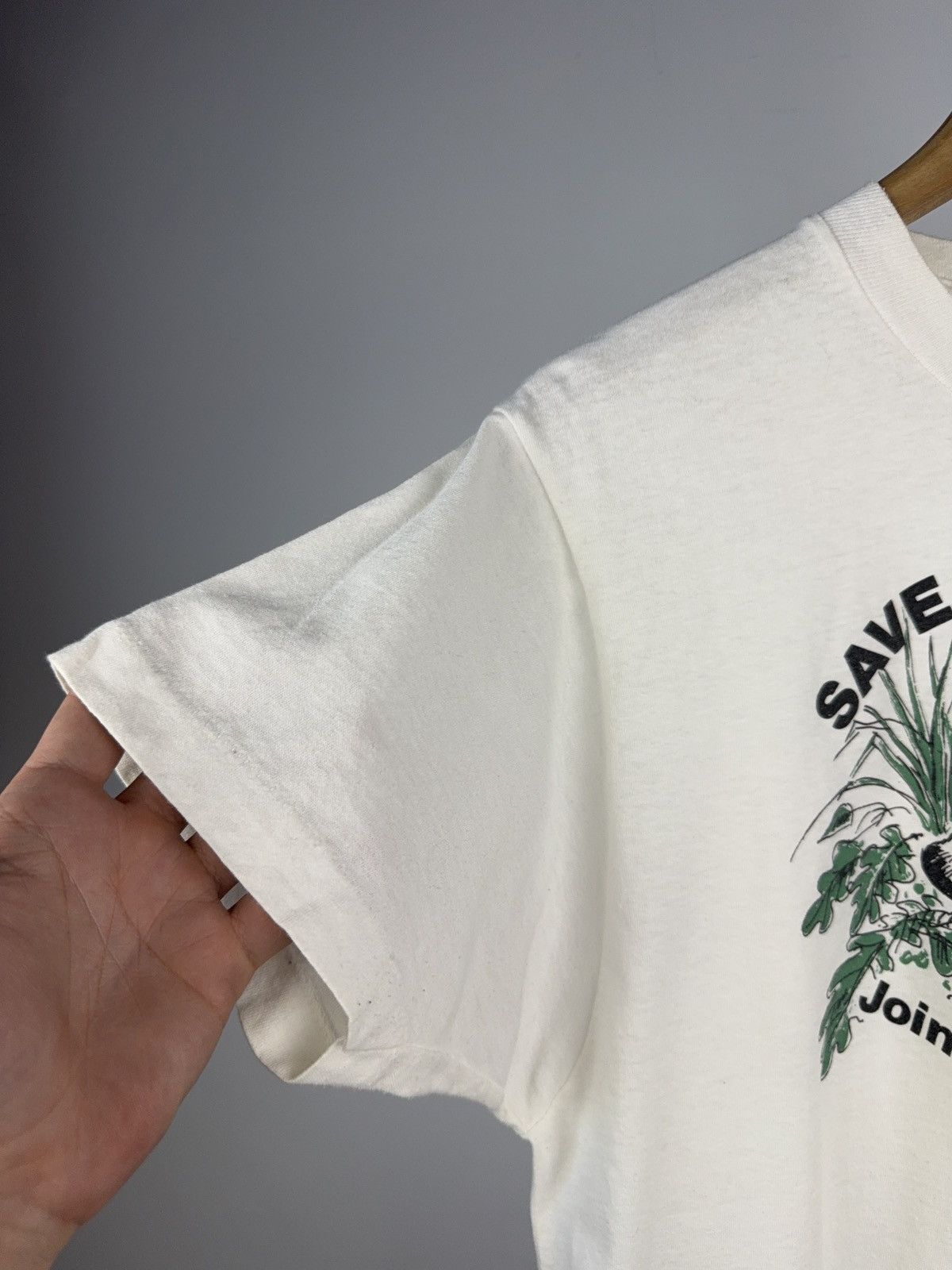 Vintage Vintage 90s Retro Save The BADGERS rare Tee Shirt Size US L / EU 52-54 / 3 - 5 Thumbnail