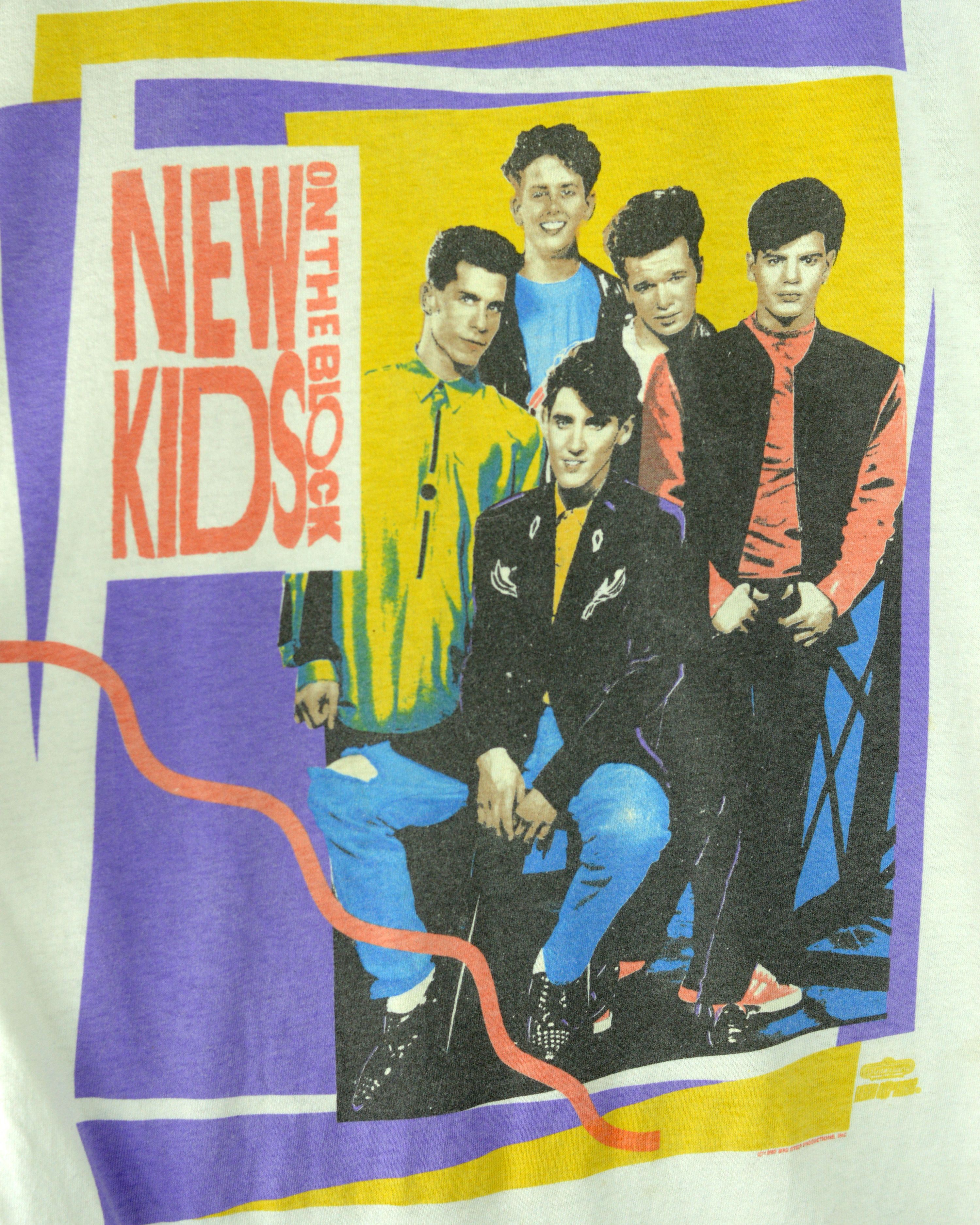 Band Tees × Vintage Vintage New kids On The Block 1990 t shirt Size US M / EU 48-50 / 2 - 2 Thumbnail