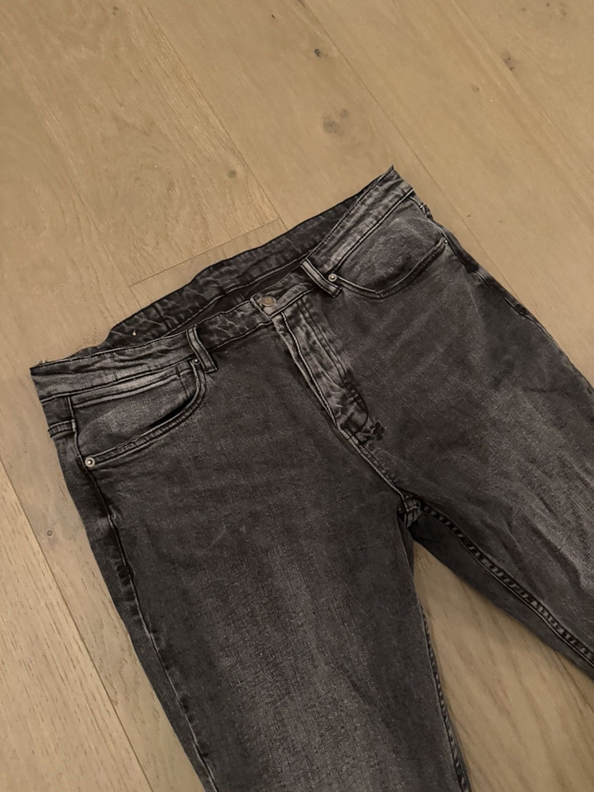 Ksubi Ksubi Black Skinny Jeans – Slim Fit Designer Denim Size US 37 - 3 Thumbnail