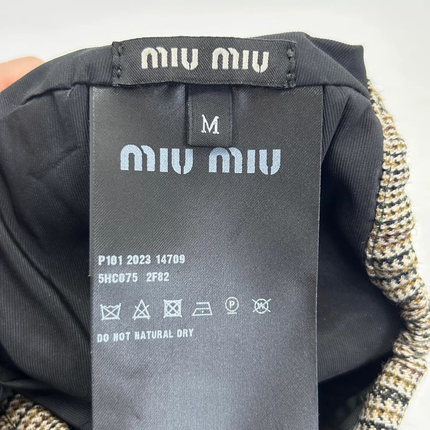 Miu Miu MIU MIU Wool Beret Mint Condition Size ONE SIZE - 4 Thumbnail