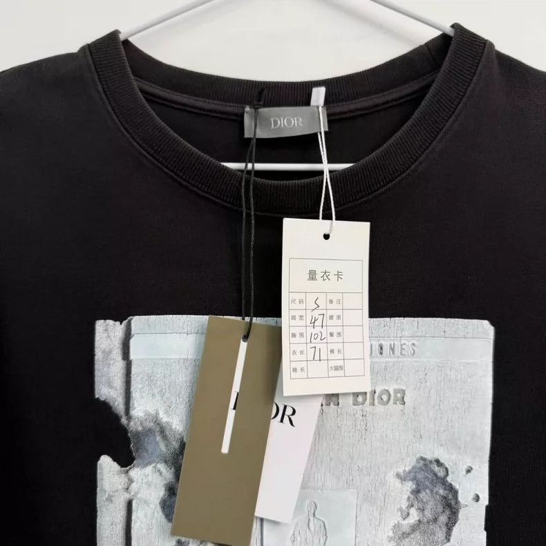 Dior Dior x Daniel Arsham Distressed Black T-2505 Size US S / EU 44-46 / 1 - 4 Thumbnail