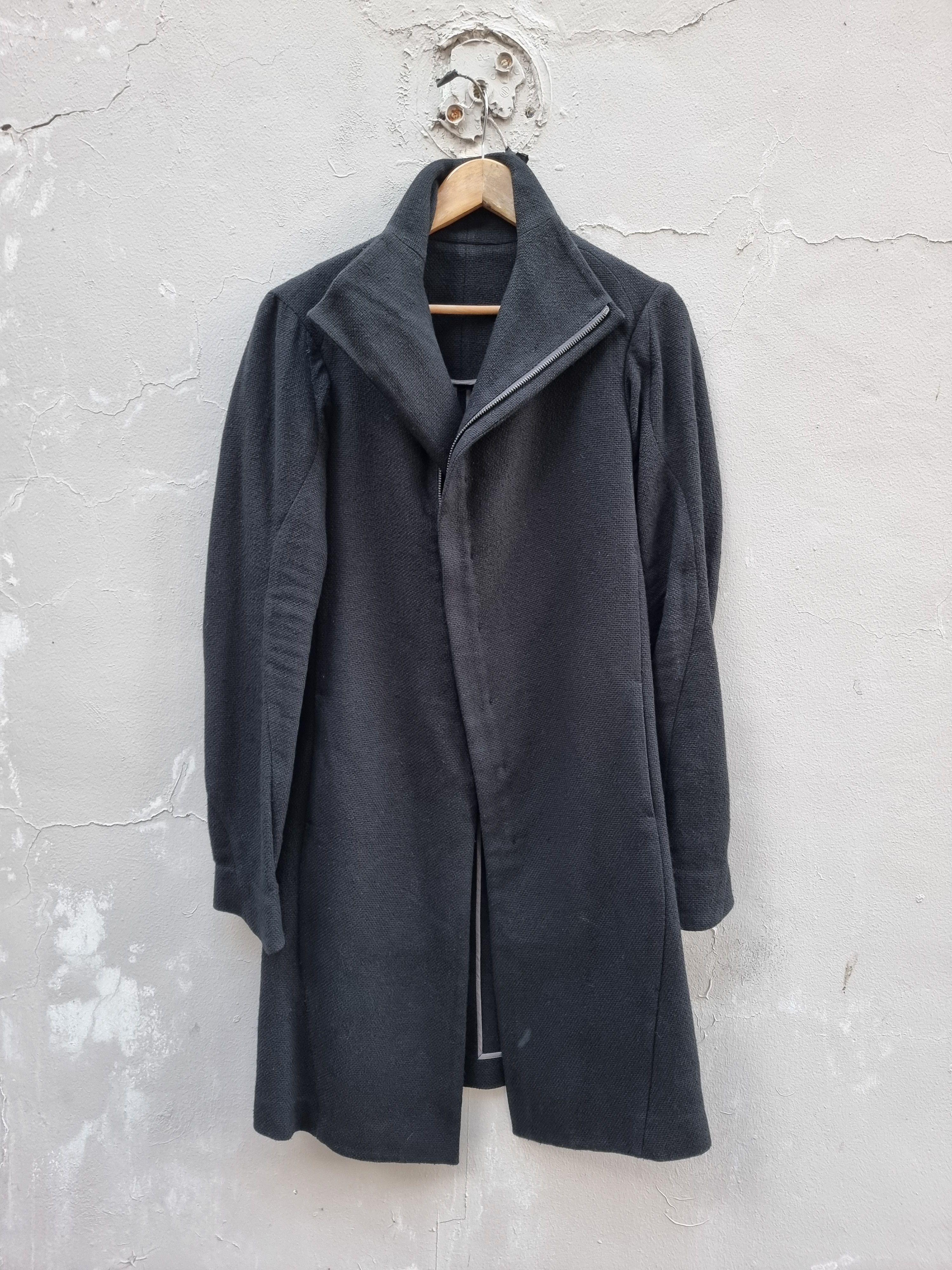 Devoa Silk Cotton Highneck Coat Size US M / EU 48-50 / 2 - 1 Thumbnail