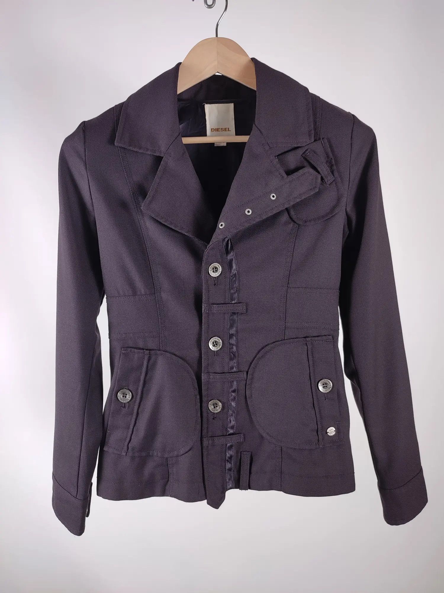Diesel Diesel Wool Blazer Jacket Size S / US 4 / IT 40 - 8 Thumbnail