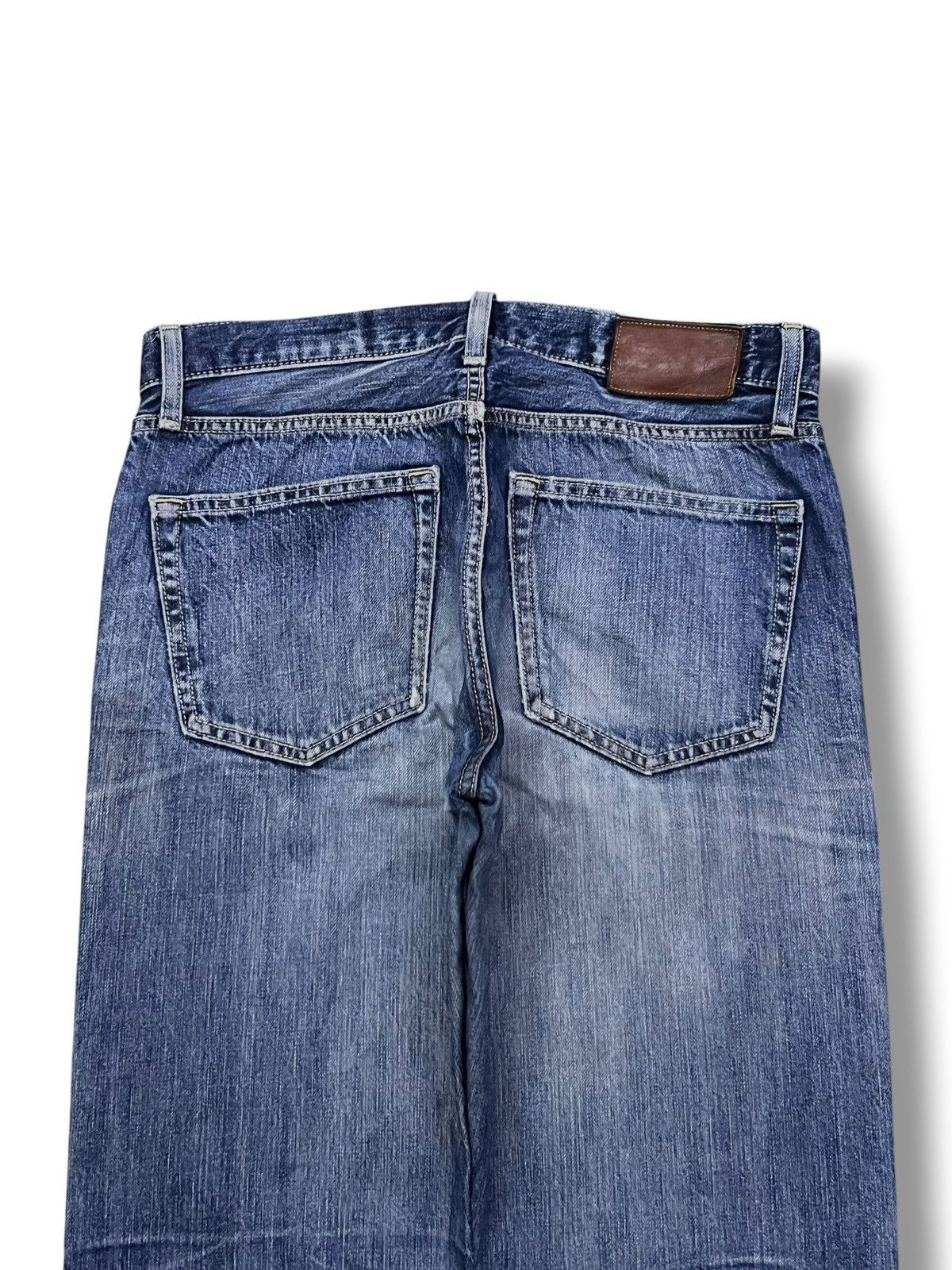 Uniqlo Vintage Uniqlo UJ - Faded Wash, Distressed Denim Size US 31 - 5 Thumbnail