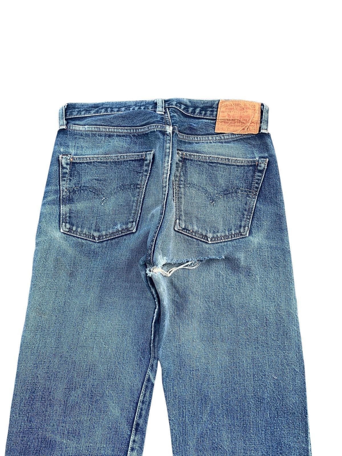 Levi's VINTAGE LEVIS 501XX SELVEDGE BIG E DAMAGE DISTRESSED DENIM Size US 30 / EU 46 - 8 Thumbnail