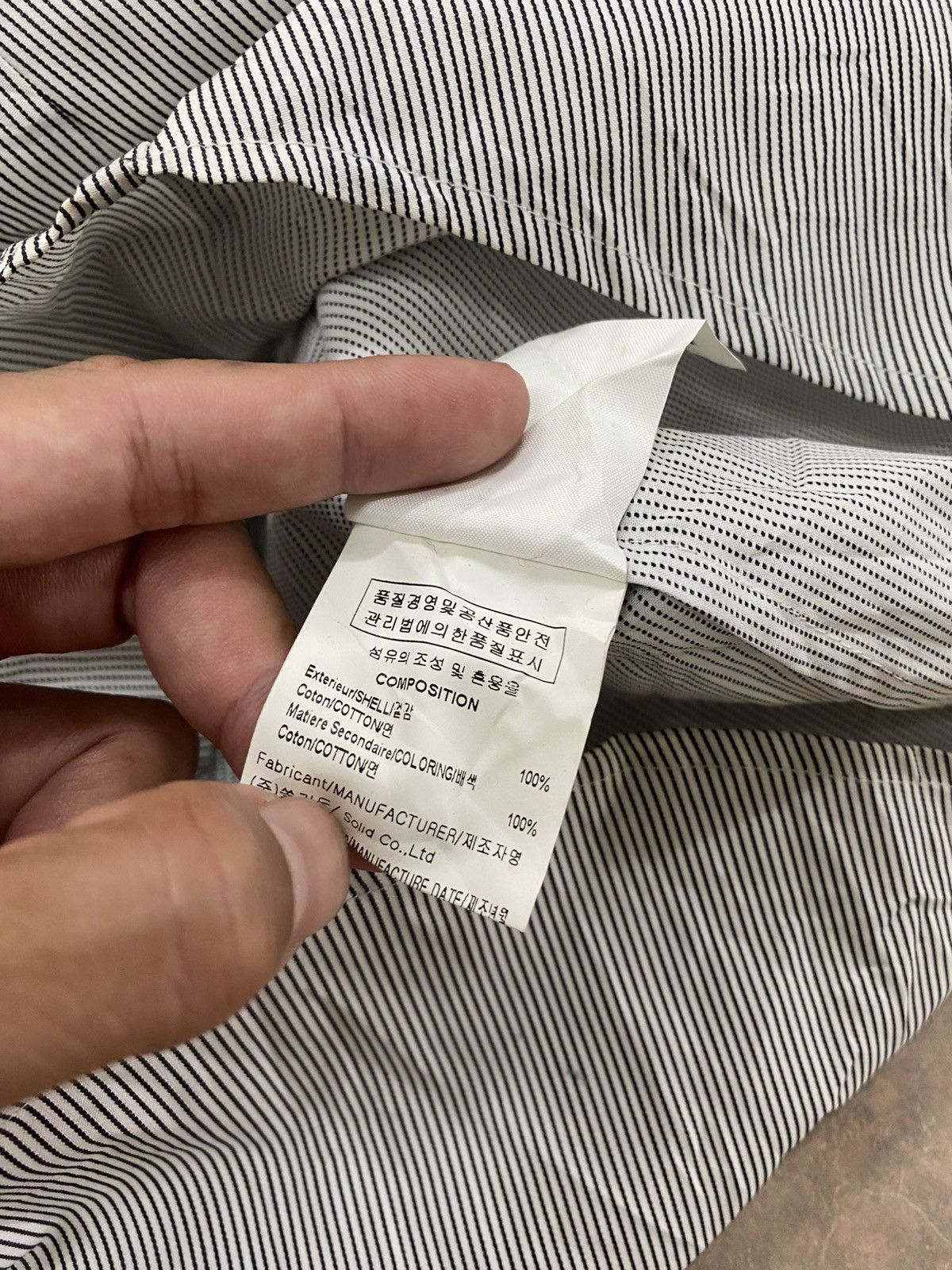 Wooyoungmi WOOYOUNGMI PARIS STRIPE LS SHIRT DESIGNER Size US S / EU 44-46 / 1 - 9 Thumbnail