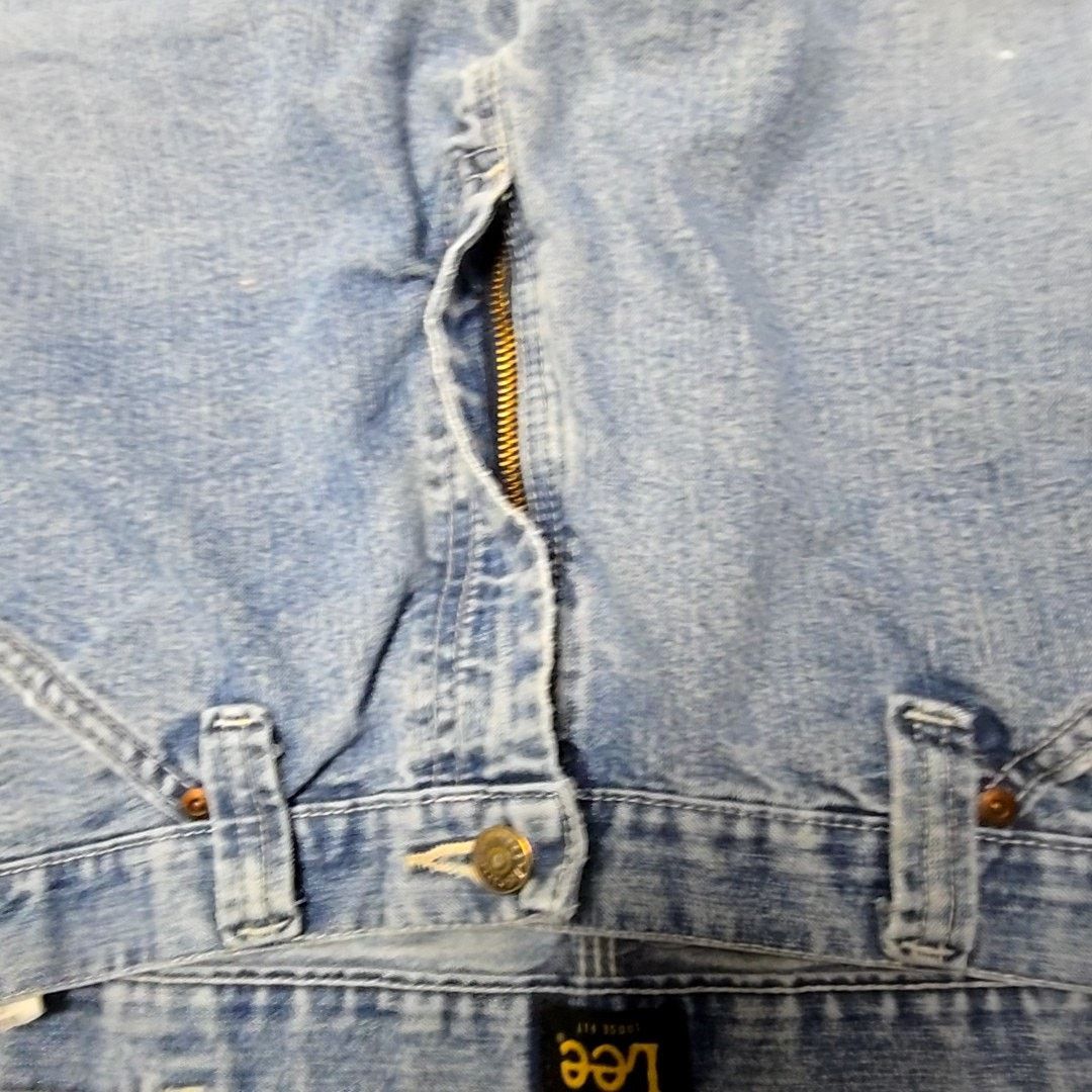 Lee Lee Carpenter Jeans Paint Splatter Blue Denim Workwear 36x32 Size US 36 / EU 52 - 7 Thumbnail