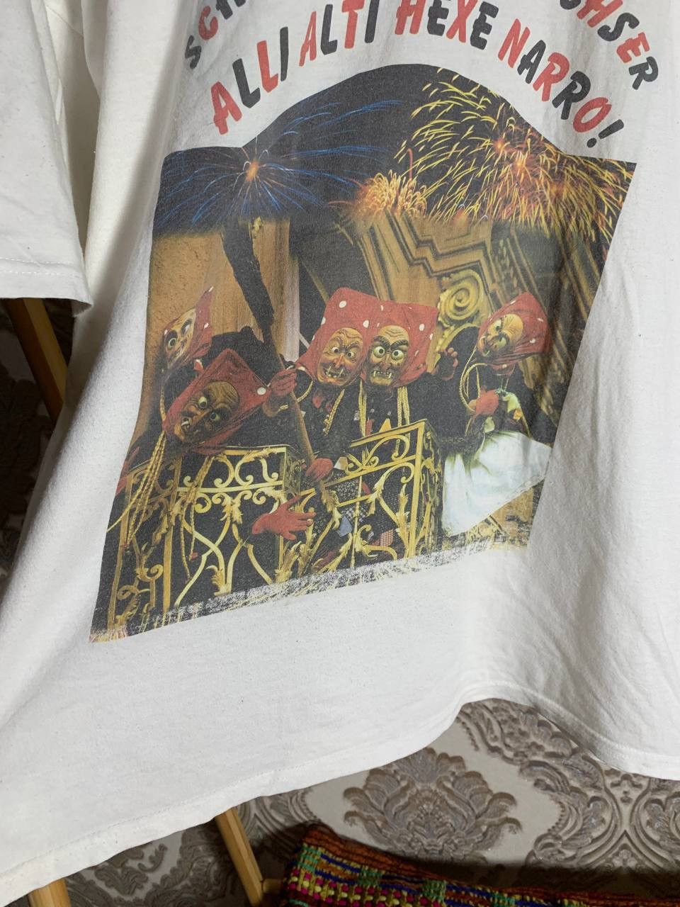 Vintage VERY RARE OFFENBURG HEXENZUNFT BIG LOGO T-SHIRT Y2K 90s SK8 Size US XL / EU 56 / 4 - 3 Thumbnail