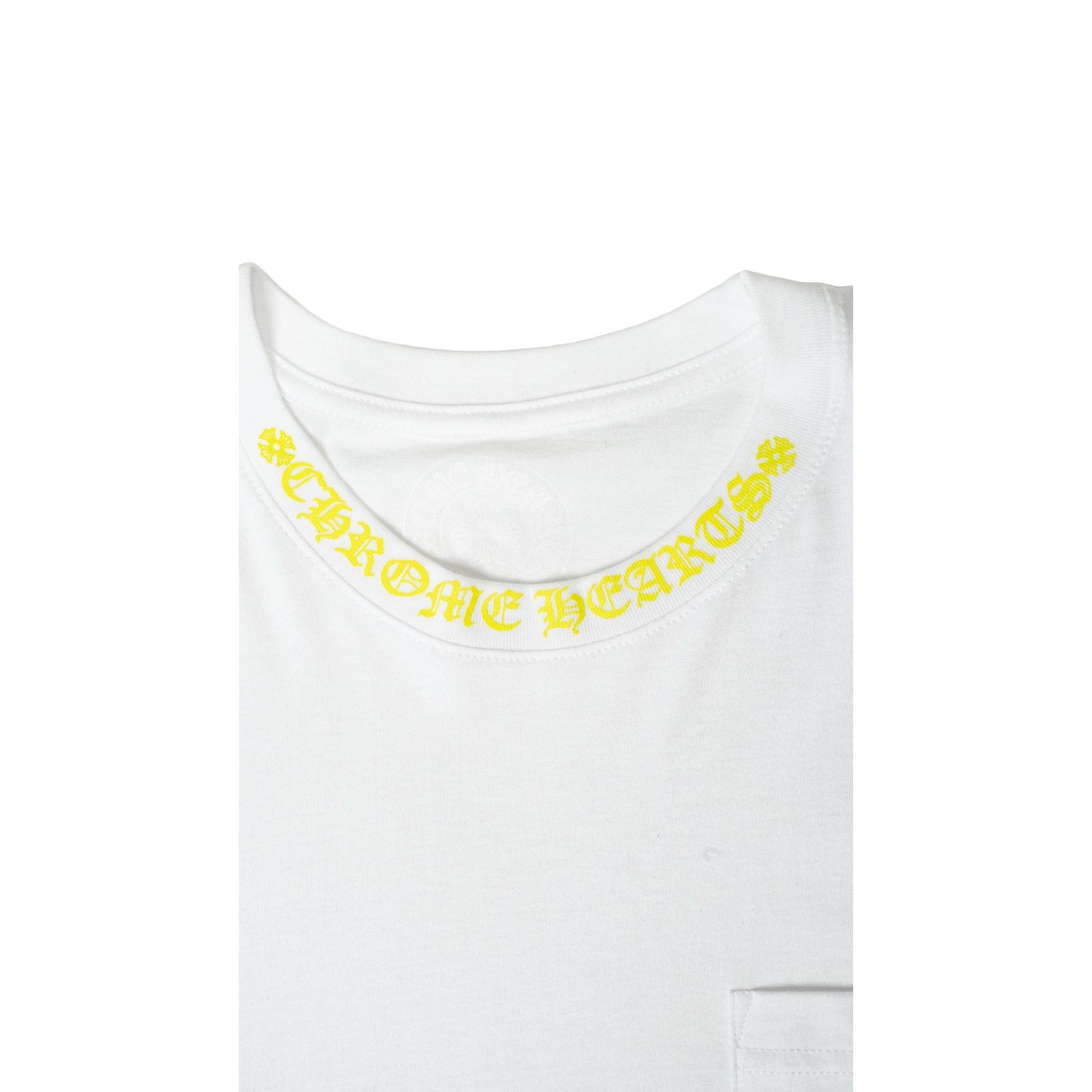 Chrome Hearts Yellow Neck Script Logo Long Sleeve Size US XL / EU 56 / 4 - 3 Thumbnail