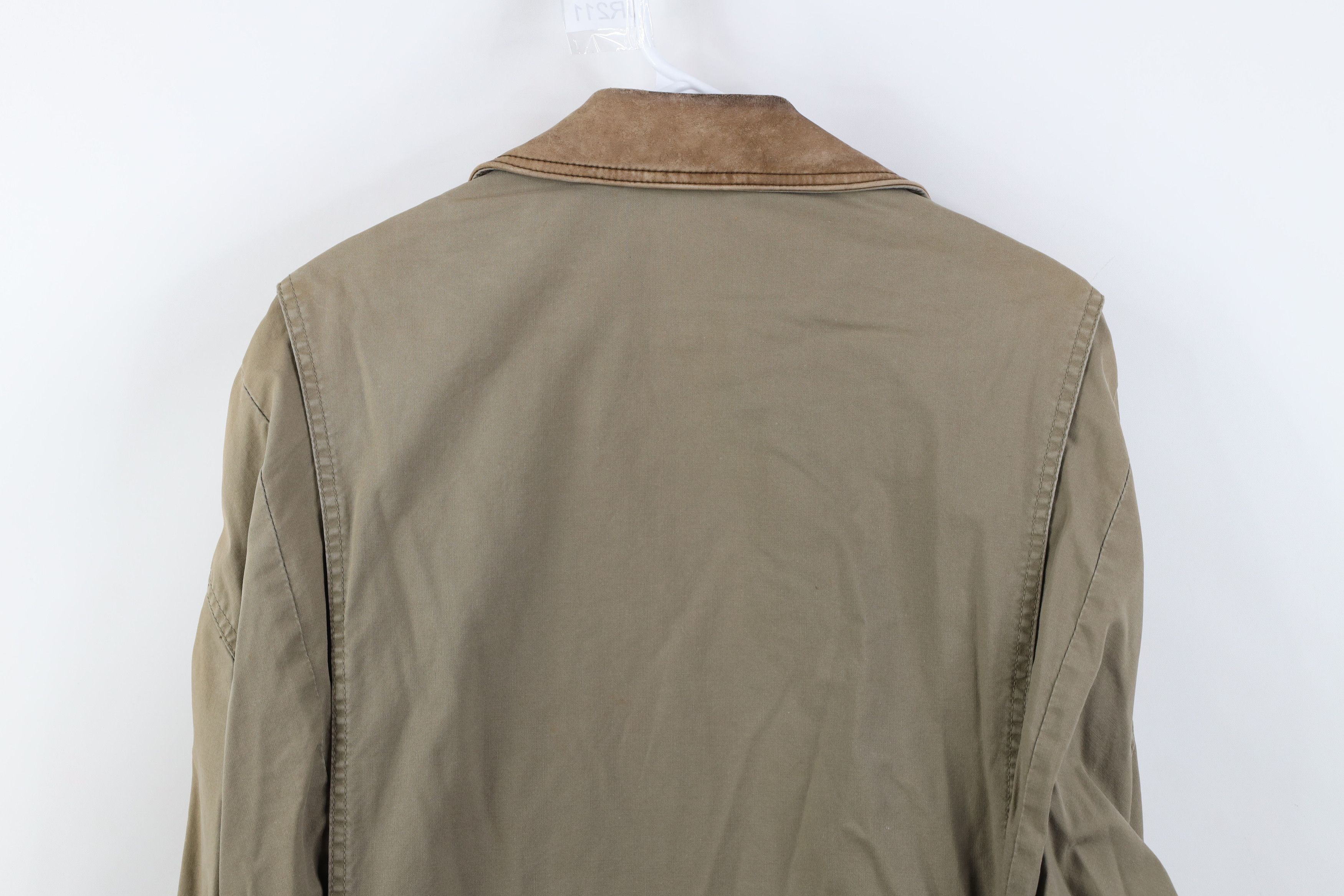 Banana Republic Vintage 90s Banana Republic Safari Chore Barn Jacket Beige Size US S / EU 44-46 / 1 - 15 Thumbnail