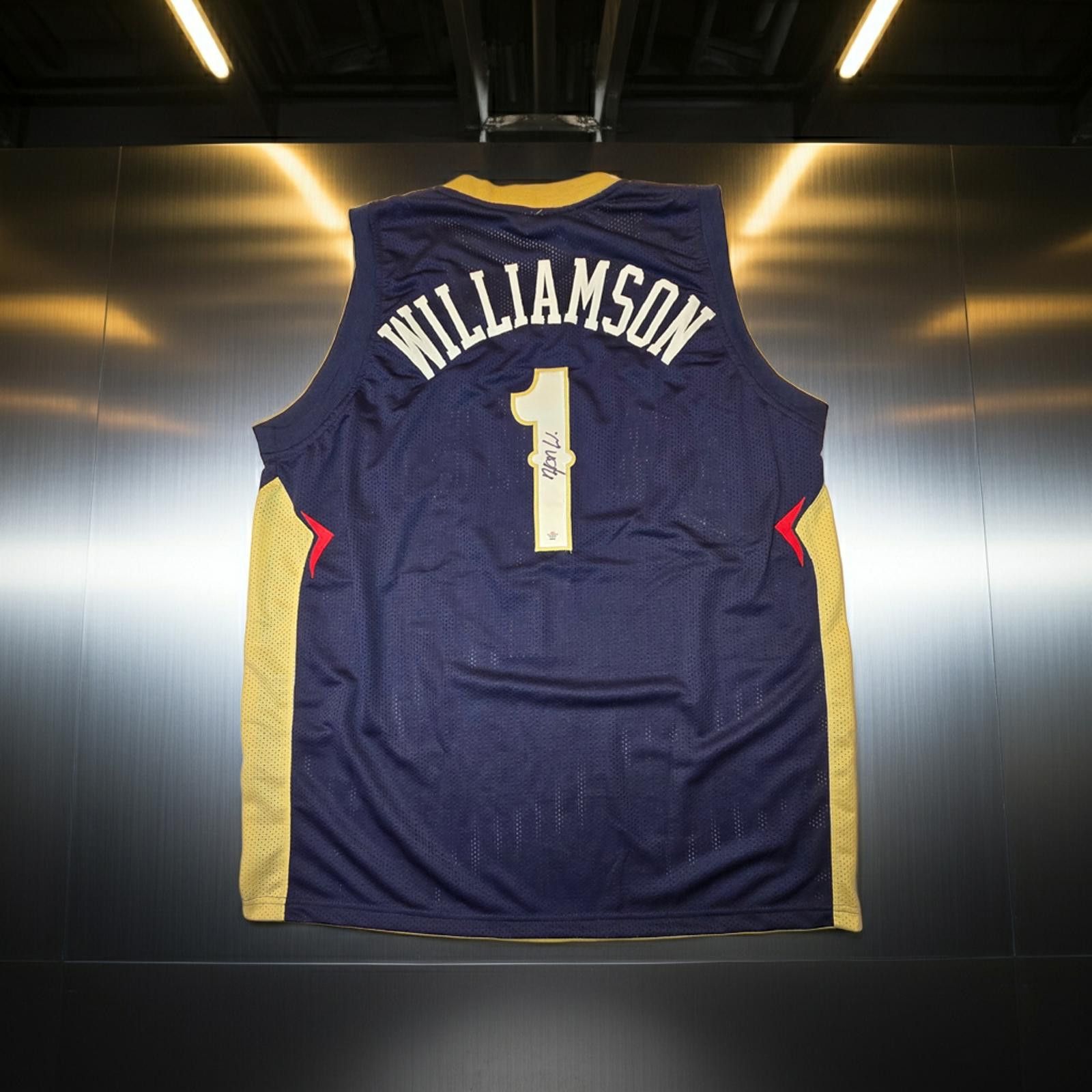 Other Zion Williamson Pelicans signed basketball jersey COA Size ONE SIZE - 1 Thumbnail