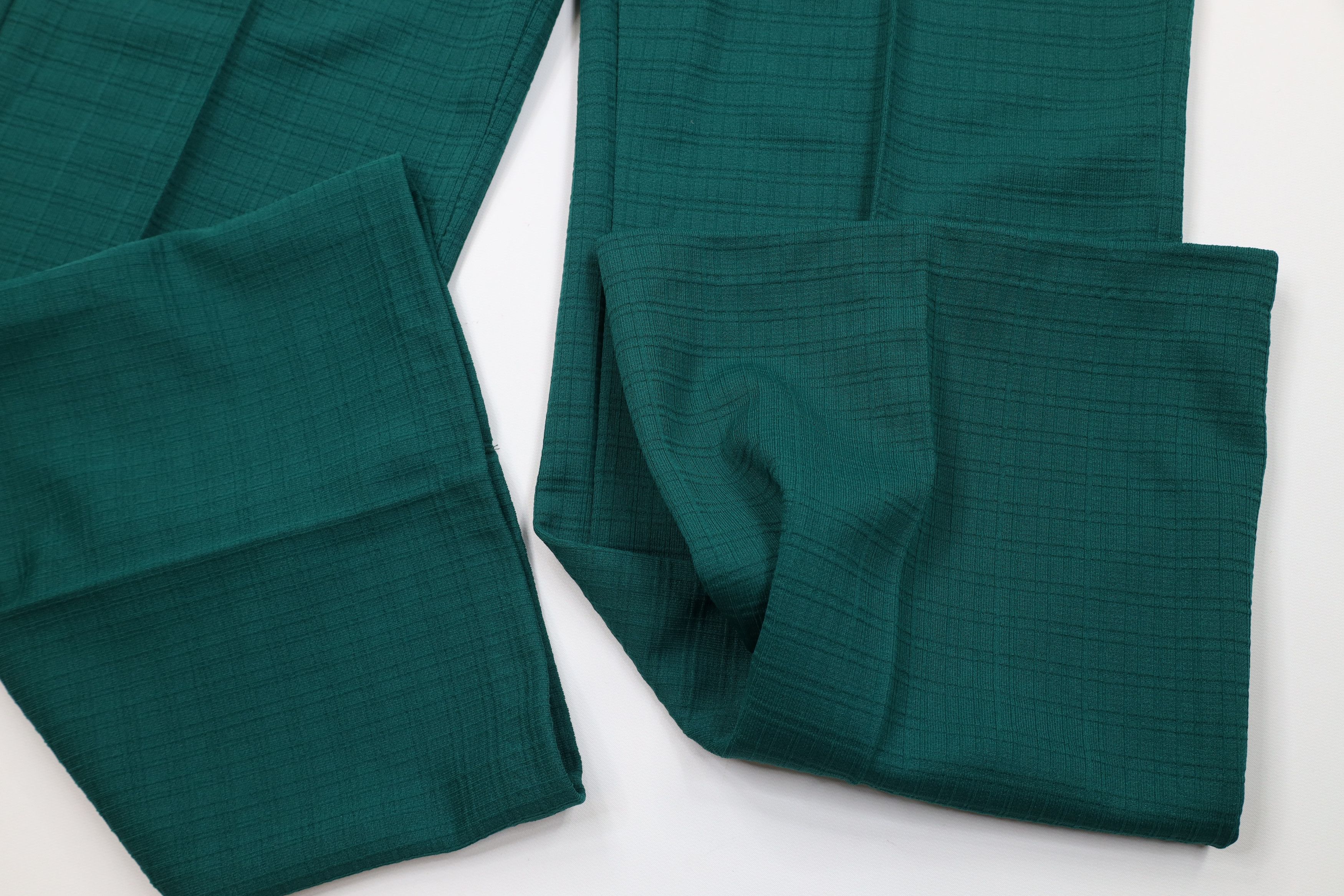 Vintage Vintage 70s Streetwear Knit Bell Bottoms Pants Green USA Size 38" / US 16 / IT 52 - 5 Thumbnail