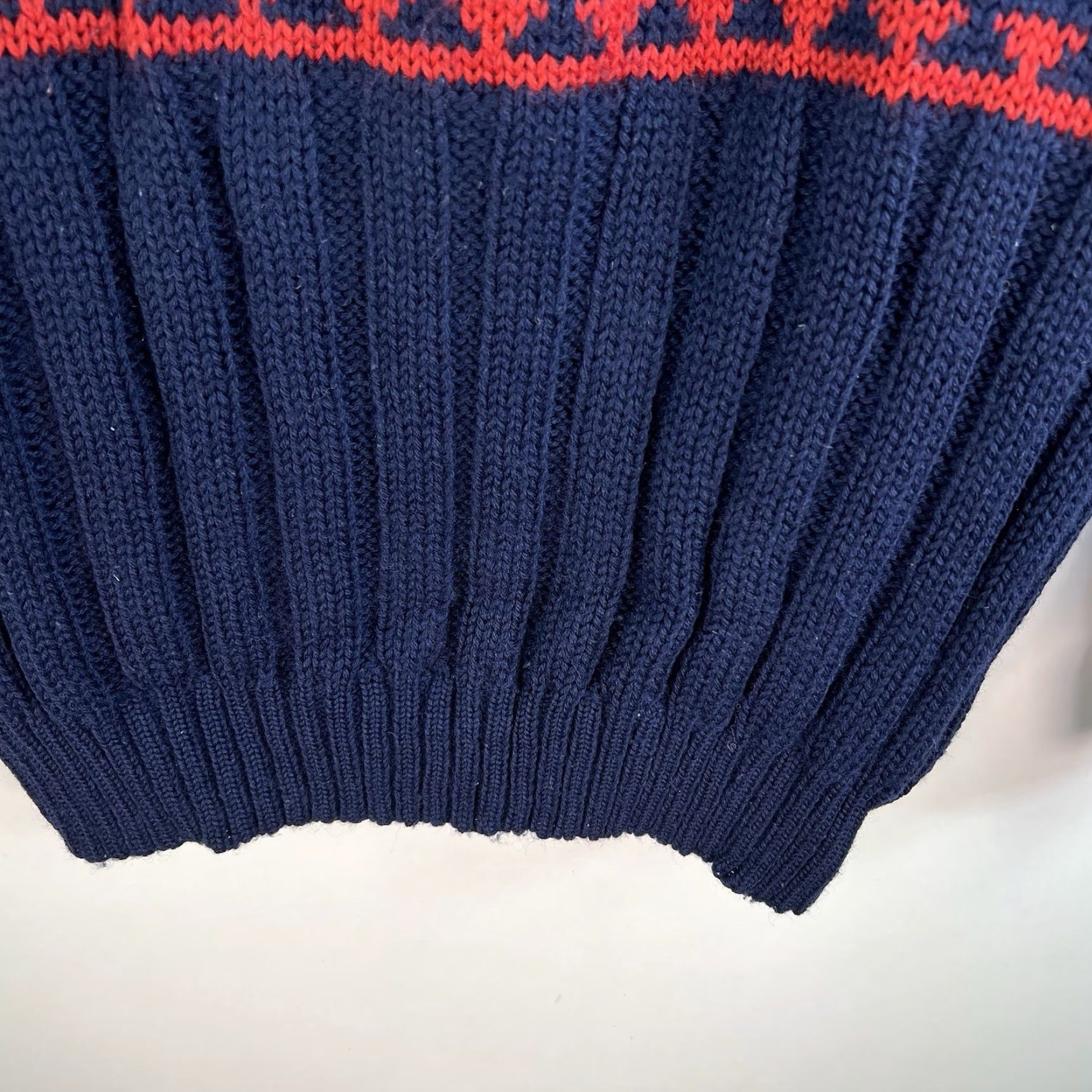 Vintage VINTAGE Cattivo 100% Wool Nordic Fair Isle Sweater Mens Large Blue Casual 90s Classic Size US L / EU 52-54 / 3 - 5 Thumbnail