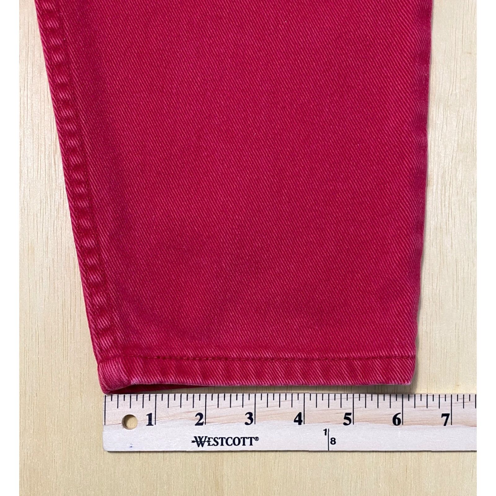 Faded Glory Vintage Faded Glory Jeans Women 14P Pink Red Mom USA Baggy Y2K 5-Pocket Denim 100% Cotton High Rise Inseam 28 in Vintage: Yes US Made Shirt? Size 30" / US 8 / IT 44 - 8 Thumbnail