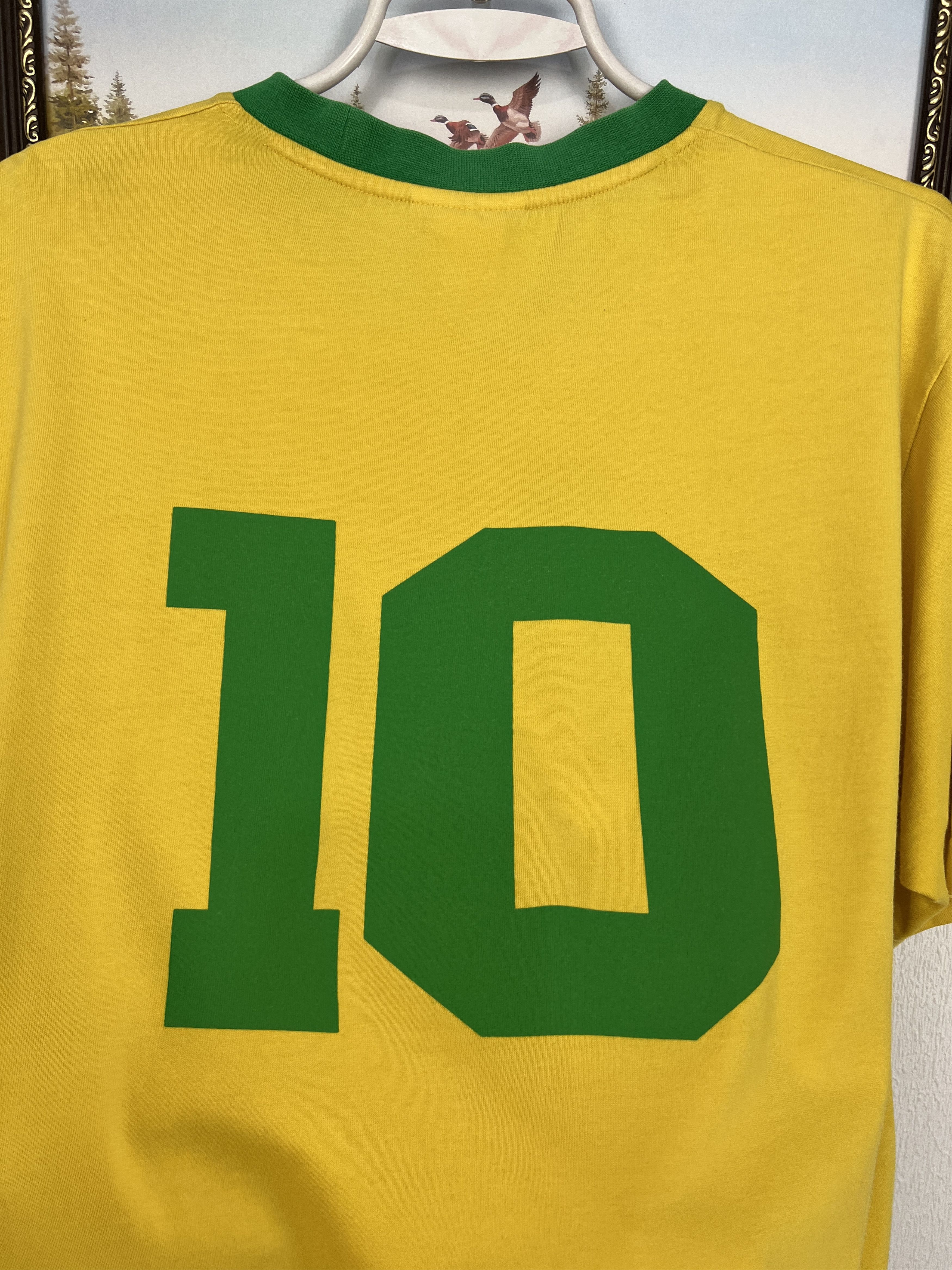 Adidas Vintage Adidas Brazil World Cup Football #10 Ronaldinho Size US M / EU 48-50 / 2 - 10 Thumbnail