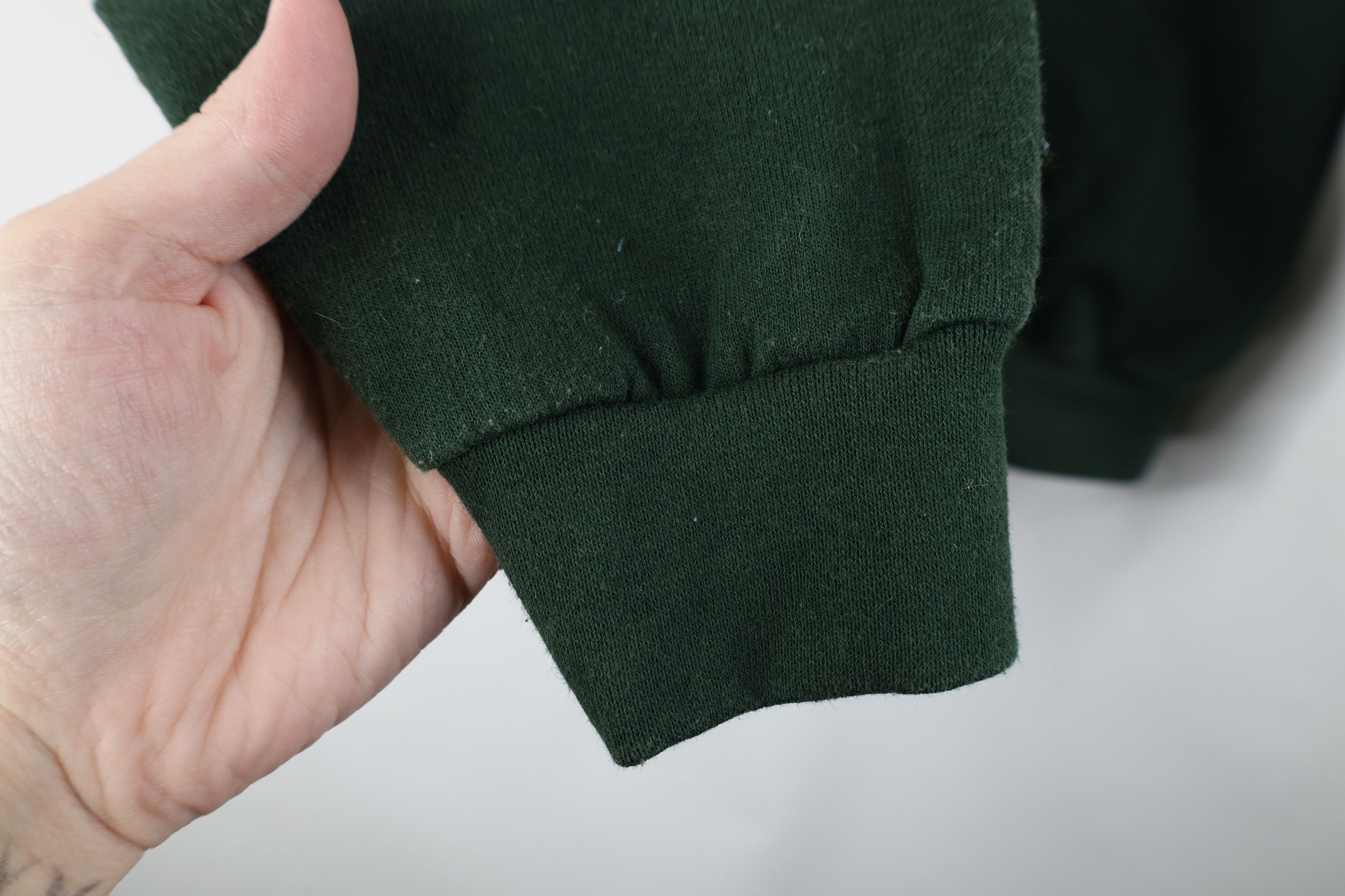 Vintage Vintage 90s Streetwear Nature Owl Crewneck Sweatshirt Green Size M / US 6-8 / IT 42-44 - 6 Thumbnail