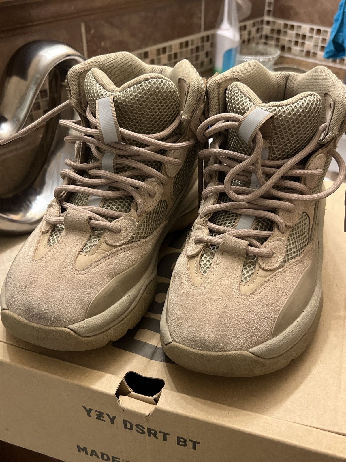 Yeezy Adidas Yeezy desert boot “rock” Size US 8 / EU 41 - 4 Thumbnail