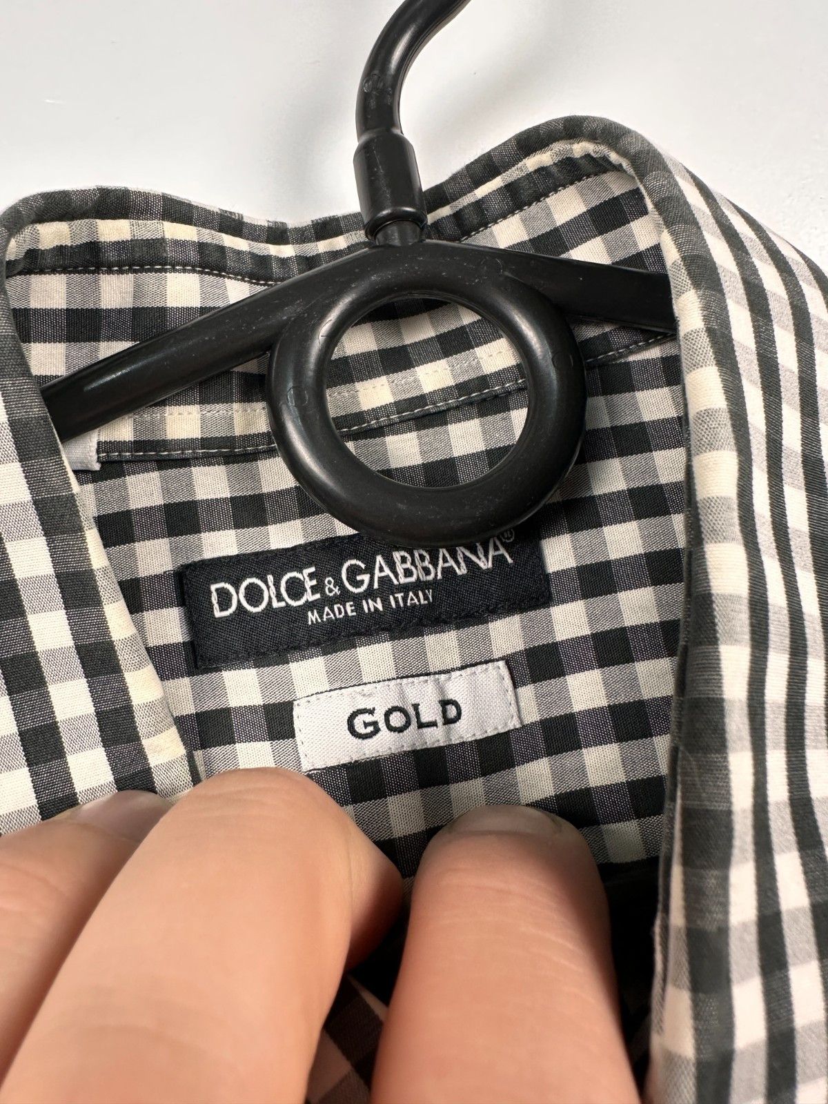 Dolce & Gabbana Dolce & Gabbana Check Shirt Long Sleeve Button Down Size 40 Size US M / EU 48-50 / 2 - 6 Thumbnail