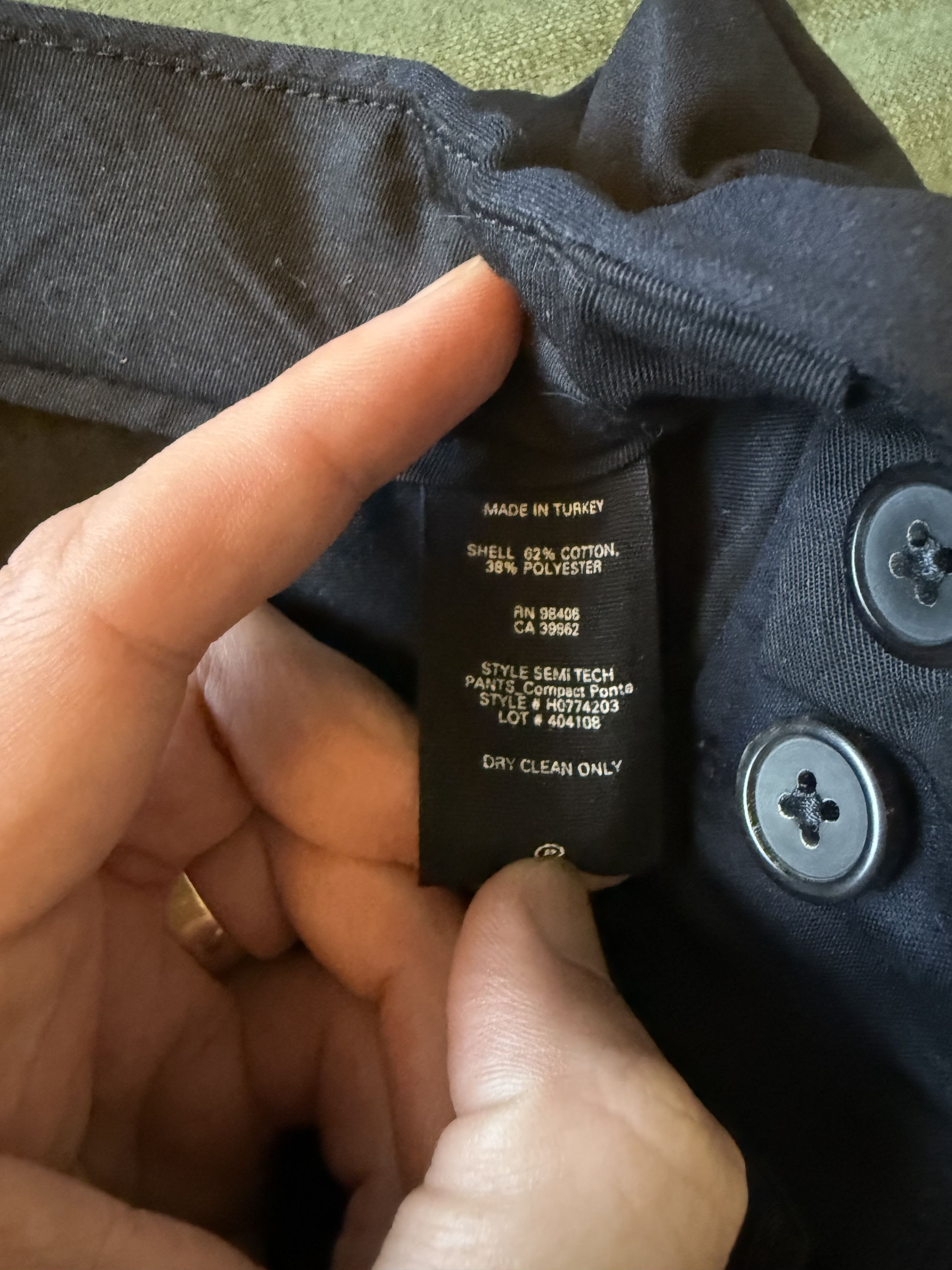 Theory Semi Tech Pants Compact Ponte Size US 28 / EU 44 - 5 Thumbnail