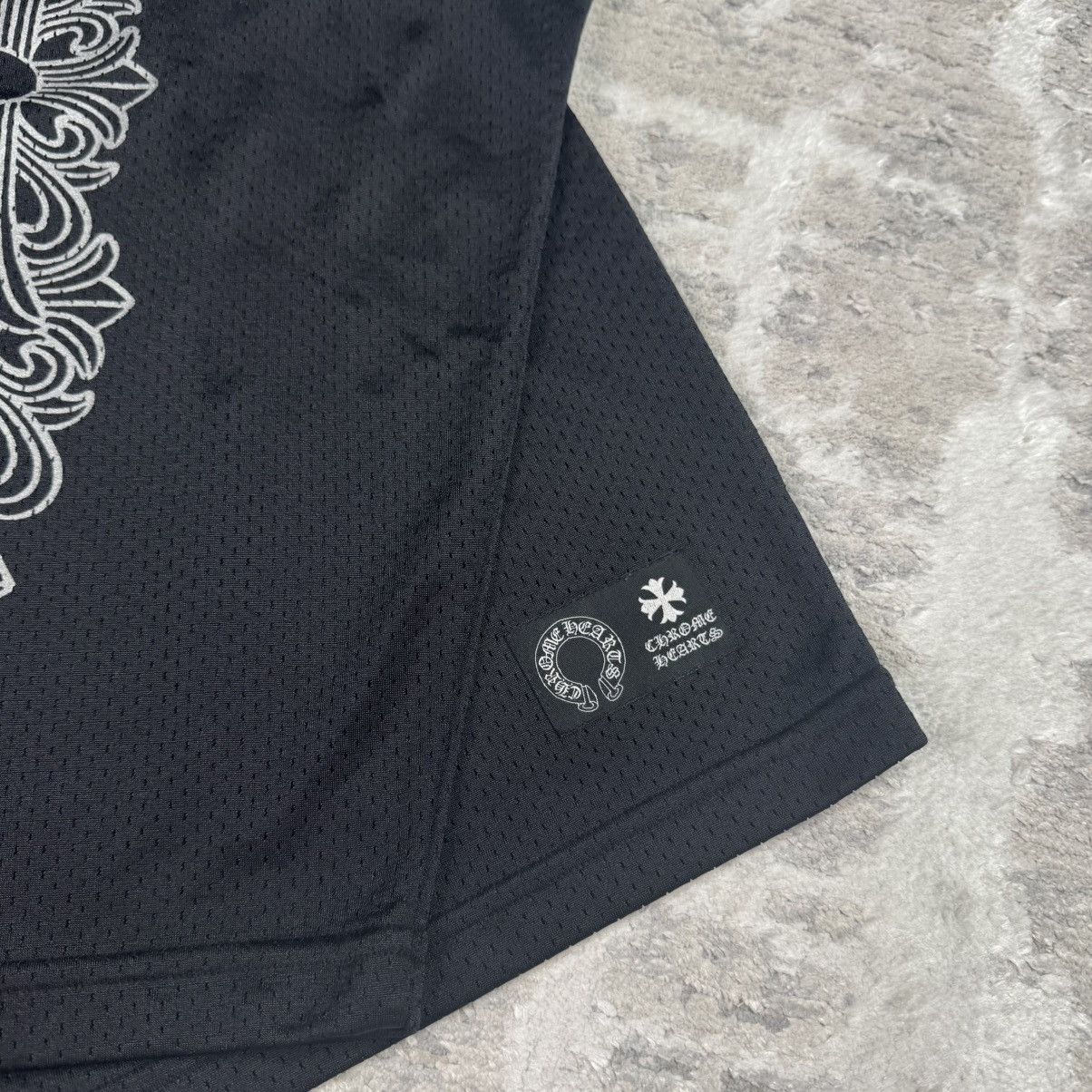 Chrome Hearts Mesh stadium floral long sleeve jersey Size US M / EU 48-50 / 2 - 11 Thumbnail