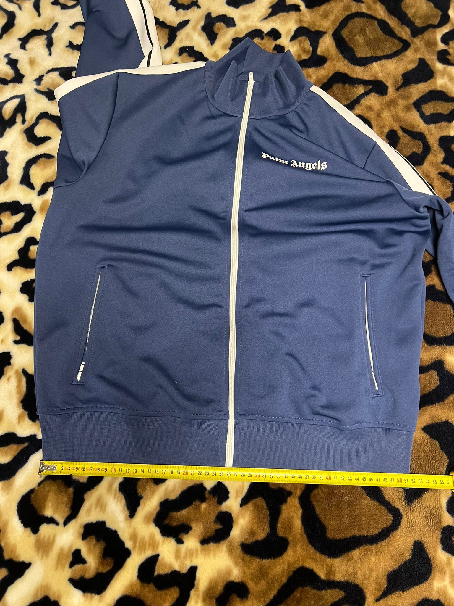 Palm Angels Palm Angels Track Jacket Navy Blue Size US XL / EU 56 / 4 - 8 Thumbnail