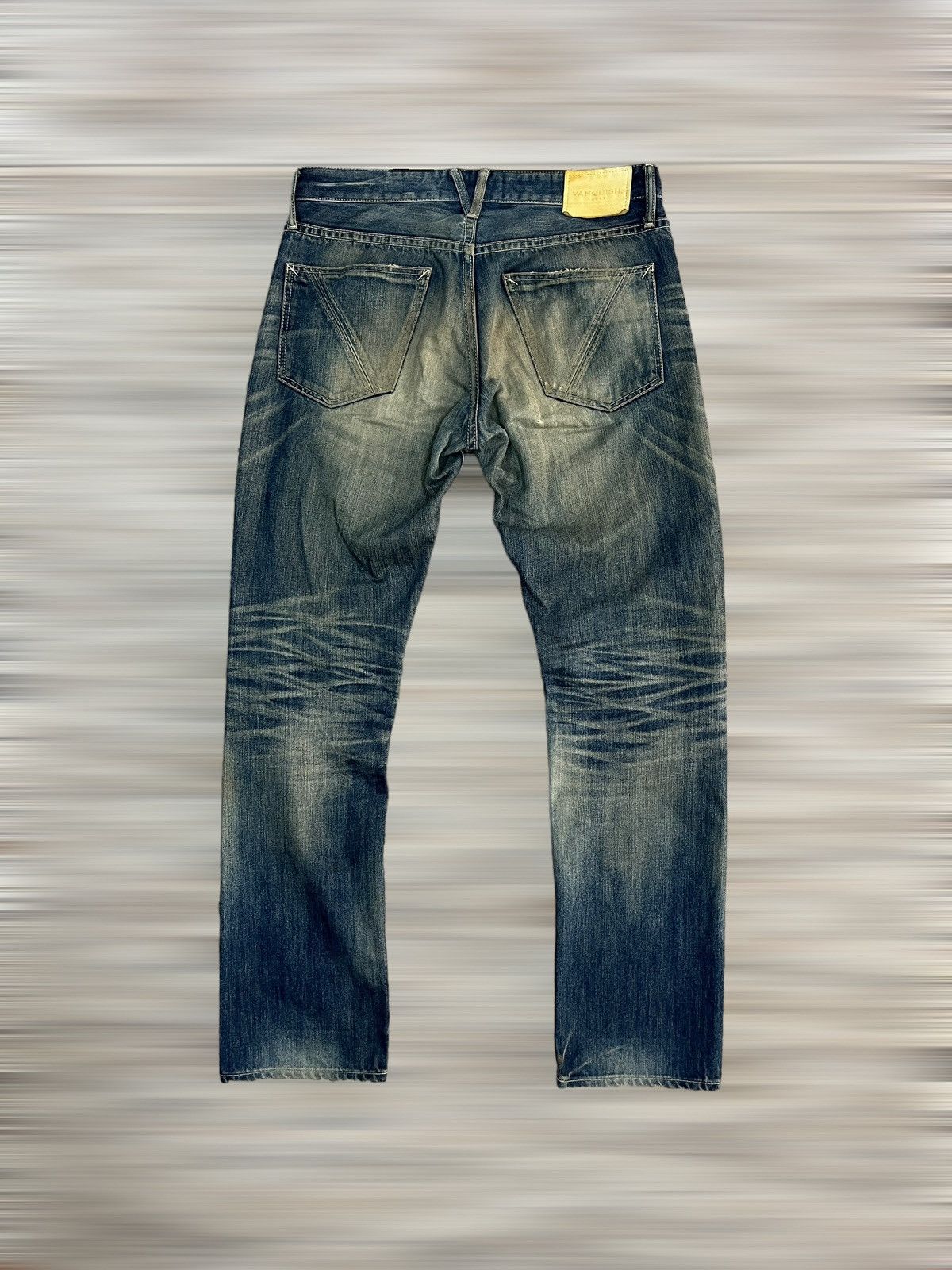 image of Vanquish Aw13 Denim Distressed in Blue, Men's (Size 35)