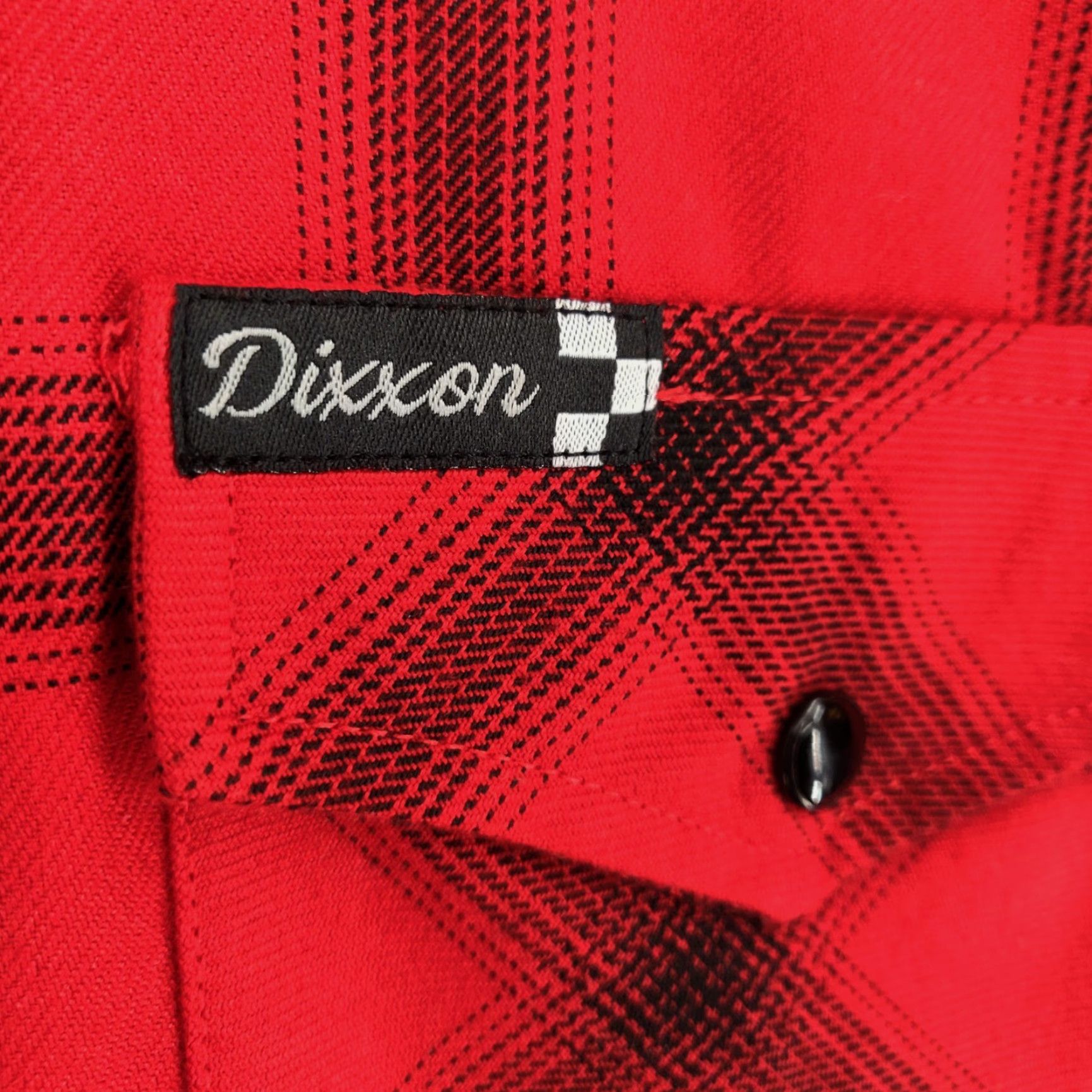 Vintage Dixxon The Stroker Shirt Mens L Red Plaid Long Sleeve Button-Up Pocket Snap Size US L / EU 52-54 / 3 - 7 Thumbnail