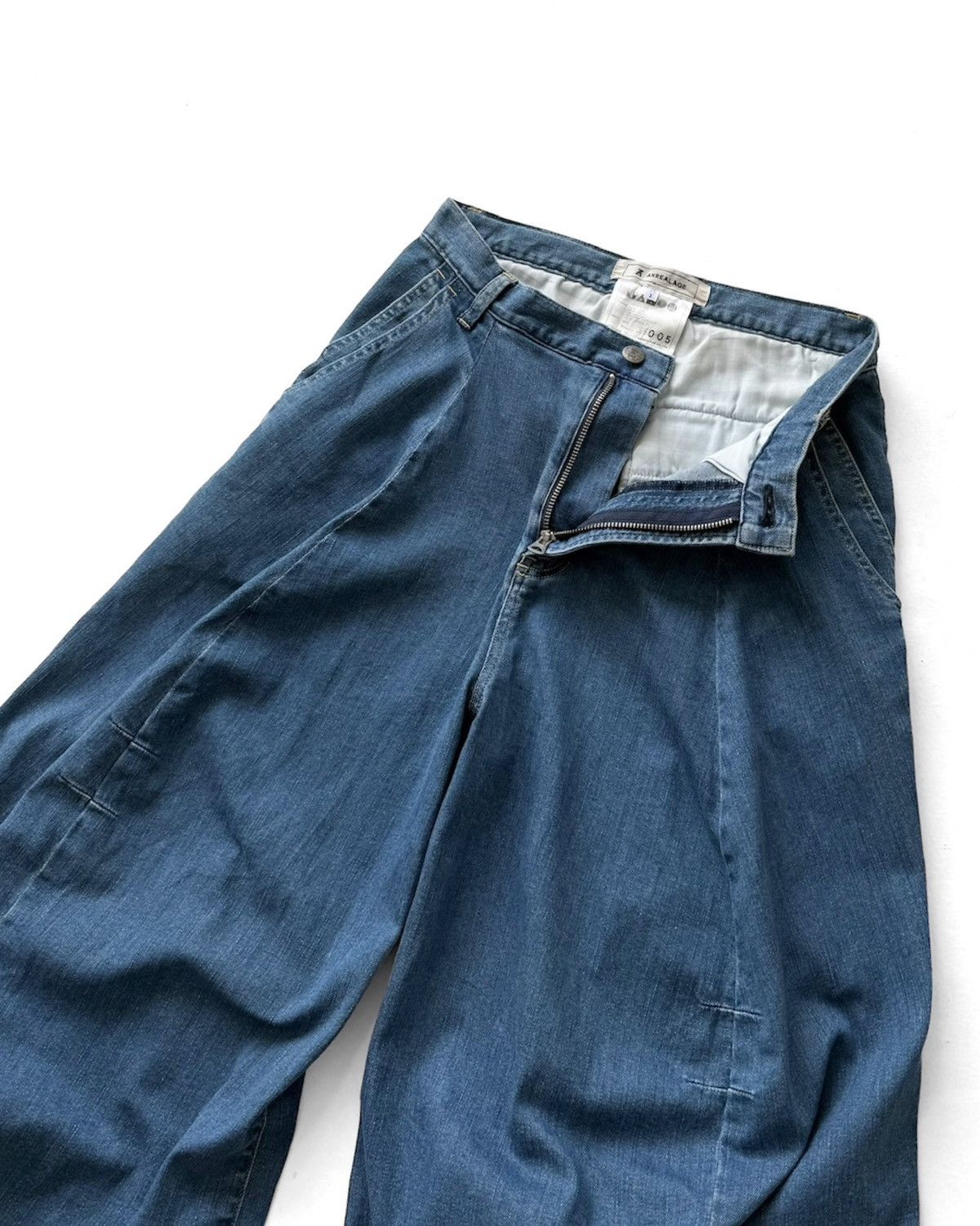 ANREALAGE ANREALAGE LOOSE WIDE-LEG JEANS Size 29" - 5 Thumbnail