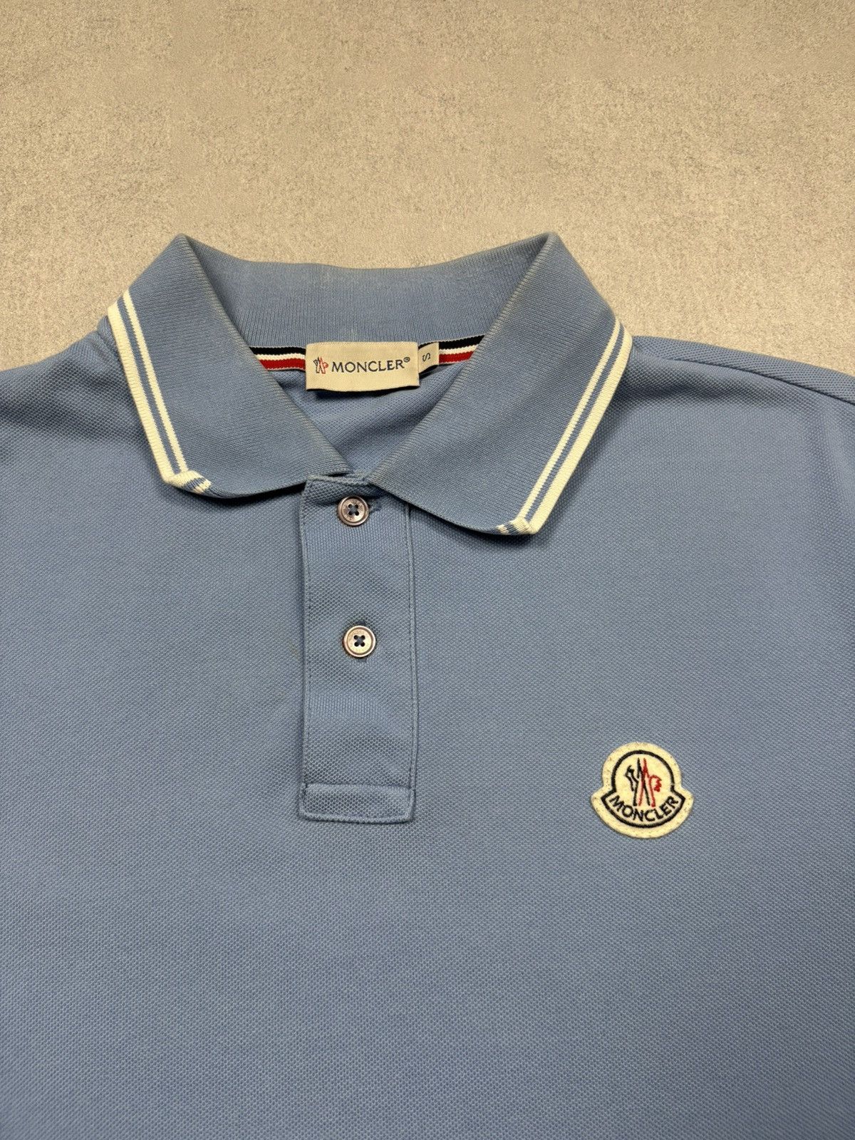 Moncler Moncler Maglia Polo Manica Corta Logo Patch Polo Shirt S Size US S / EU 44-46 / 1 - 5 Thumbnail